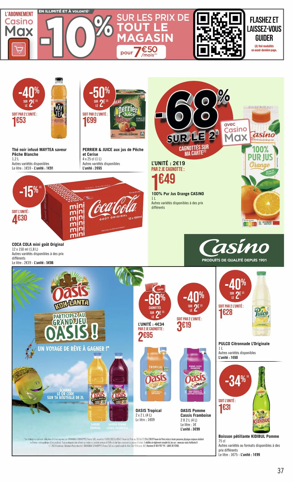 Catalogue Catalogue Casino Supermarchés, page 00037