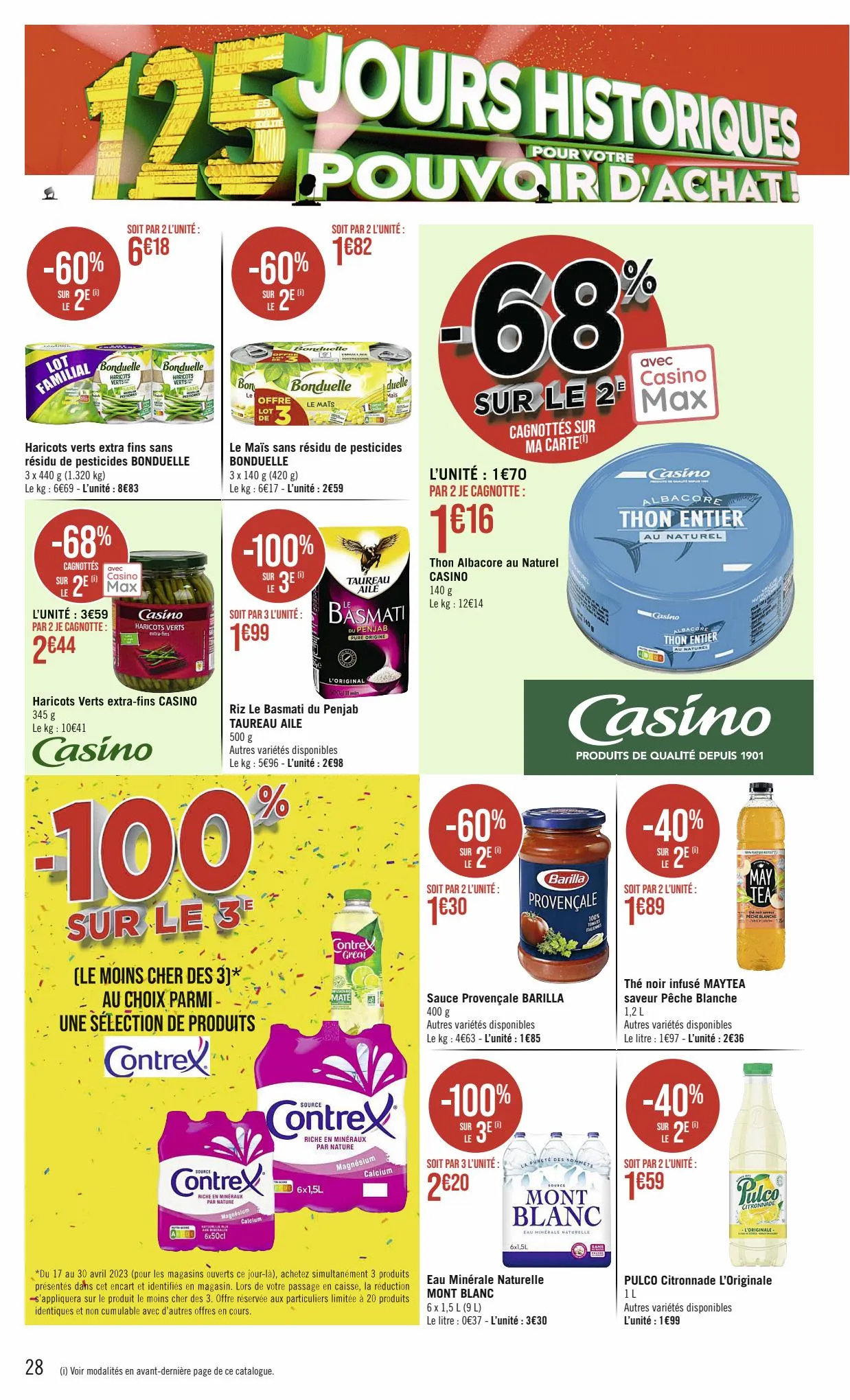 Catalogue Catalogue Casino Supermarchés, page 00028