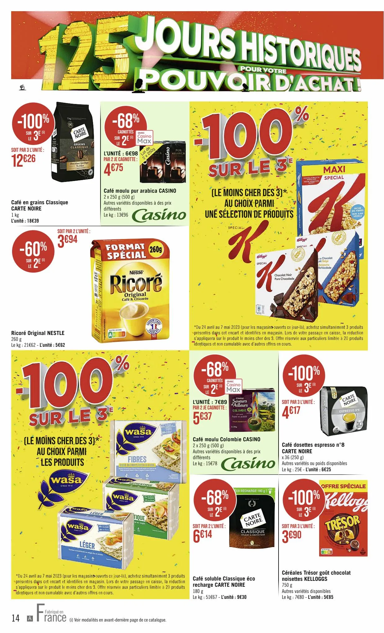 Catalogue Catalogue Casino Supermarchés, page 00014