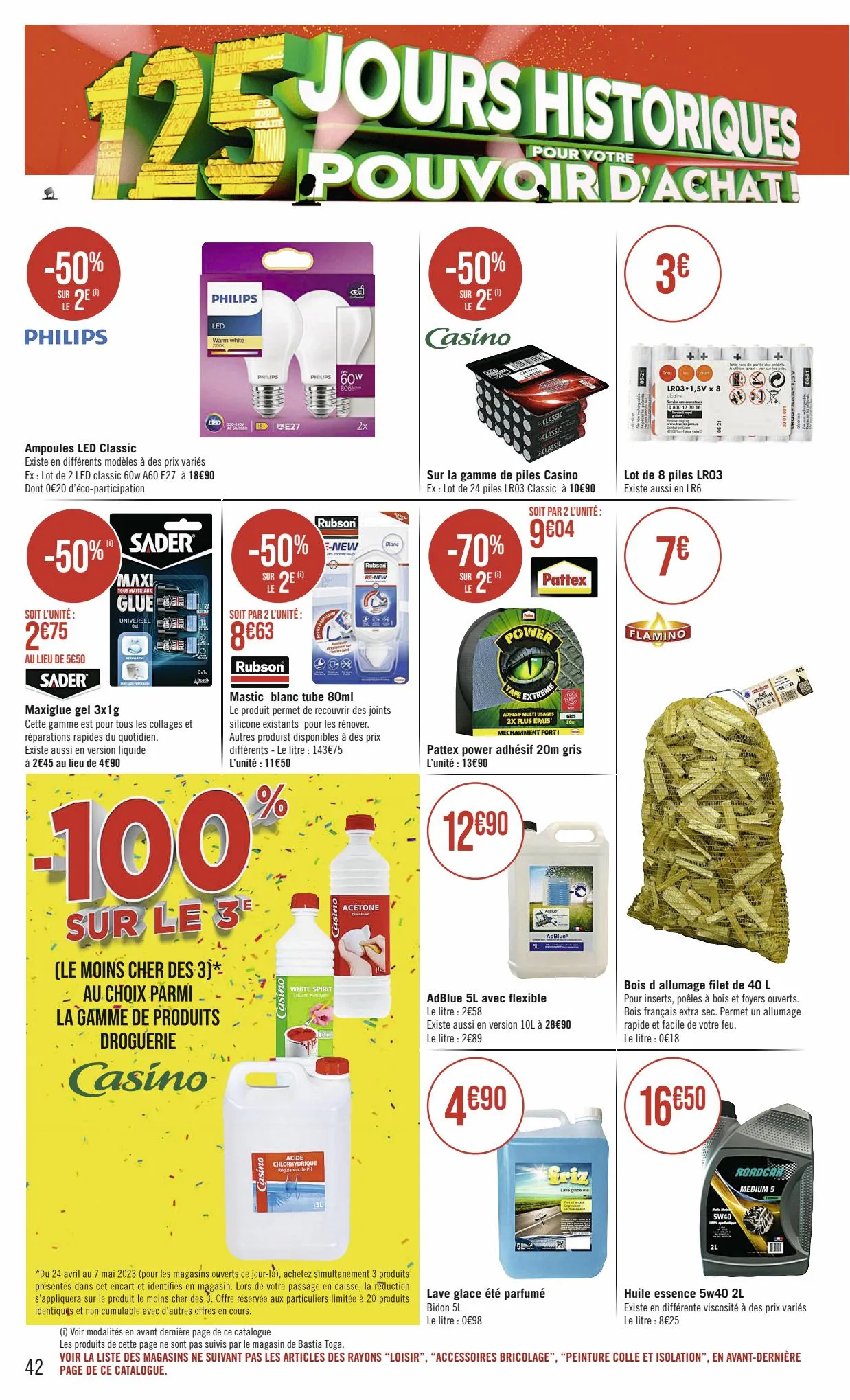 Catalogue Catalogue Casino Supermarchés, page 00042