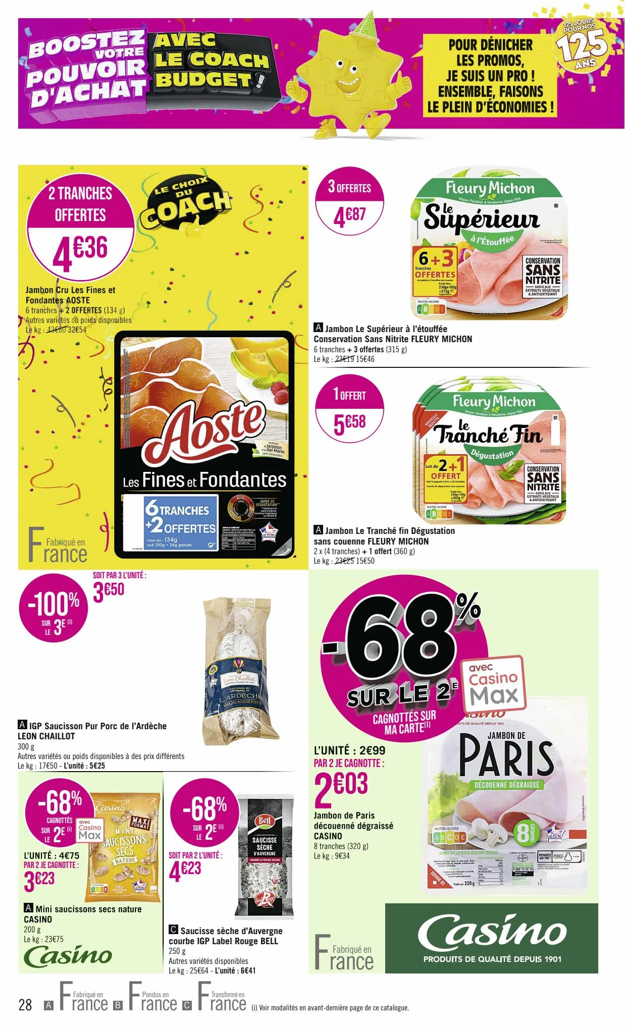 Catalogue LES COACHS SHOPPING, page 00028