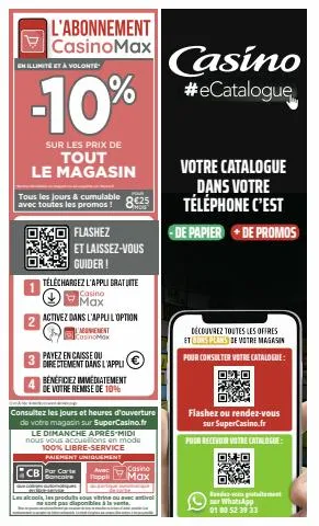 Catalogue Casino Supermarchés à Paris | LES COACHS SHOPPING | 28/05/2023 - 11/06/2023