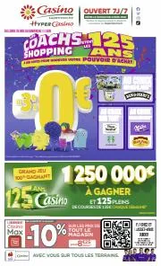Catalogue Casino Supermarchés | LES COACHS SHOPPING | 28/05/2023 - 11/06/2023