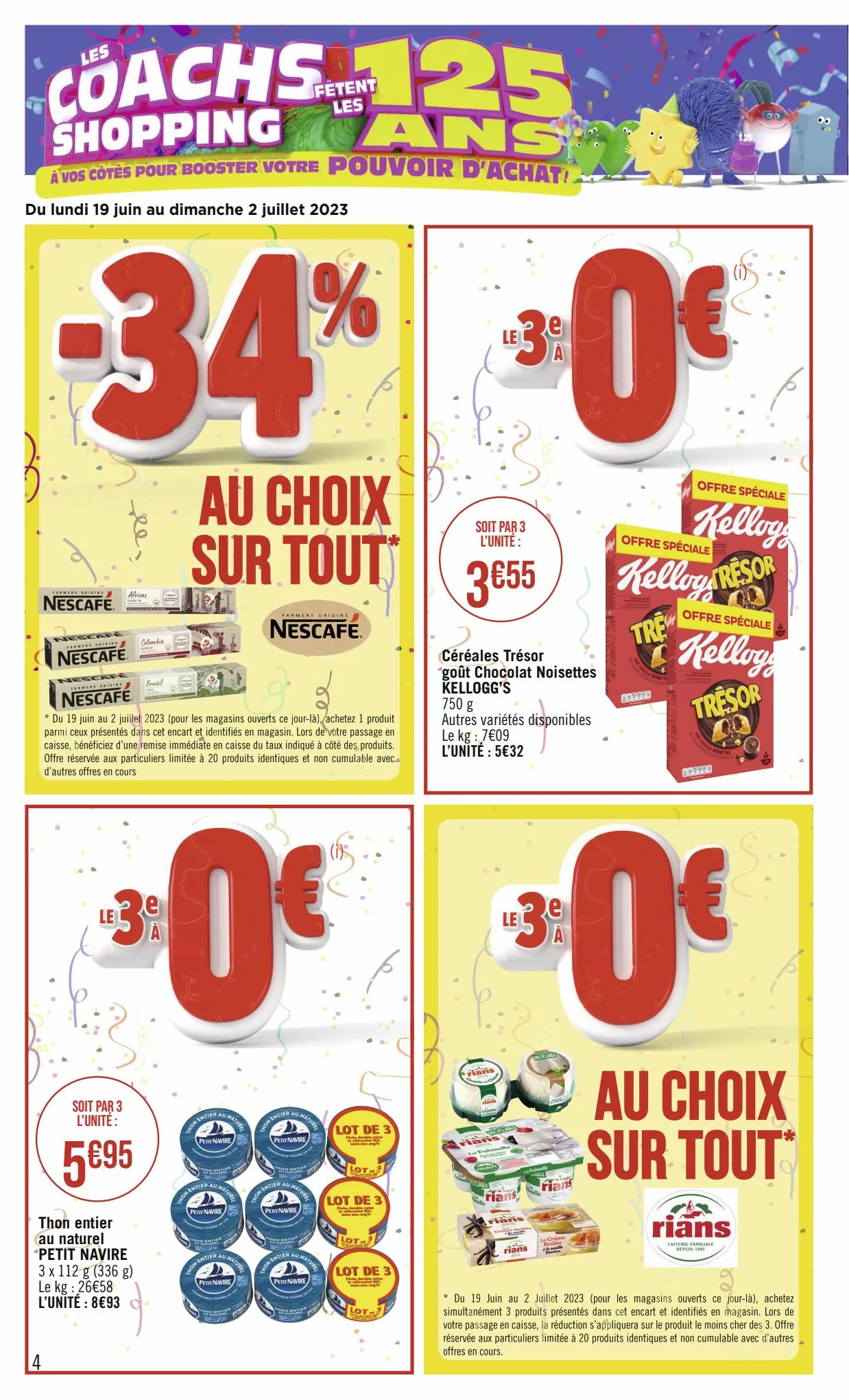 Catalogue LES COACHS SHOPPING, page 00004