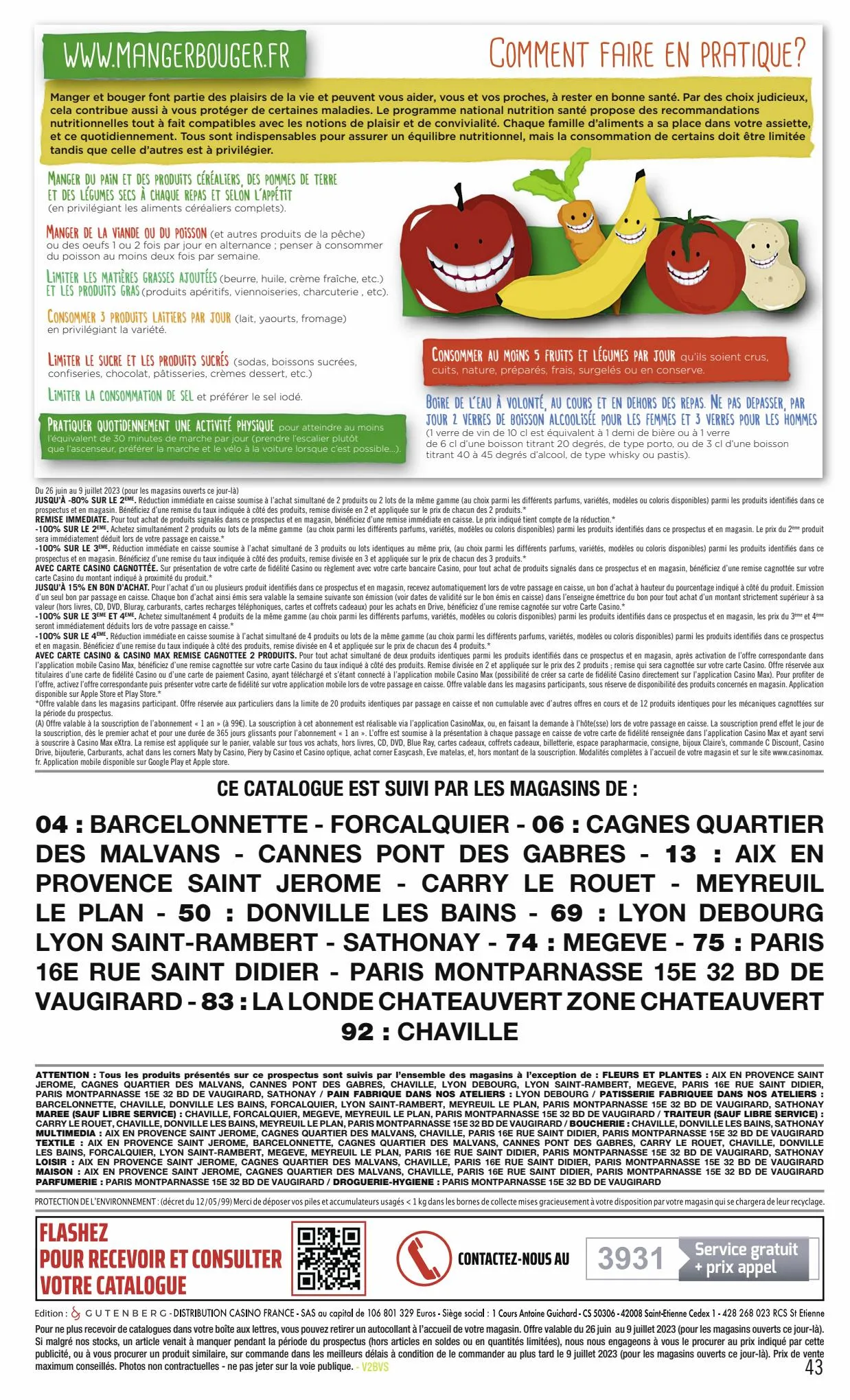 Catalogue Catalogue Casino Supermarchés, page 00043