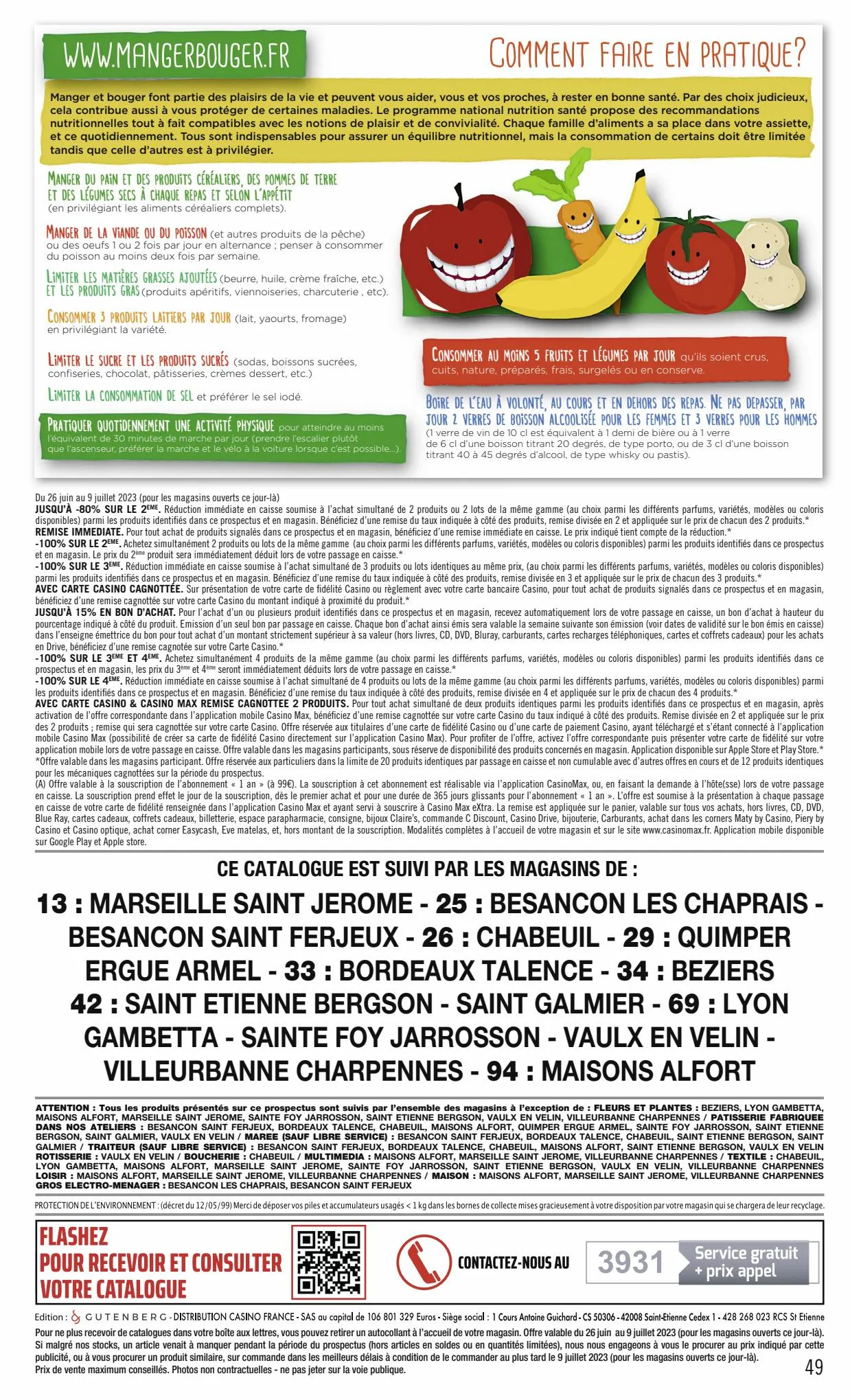 Catalogue Catalogue Casino Supermarchés, page 00049