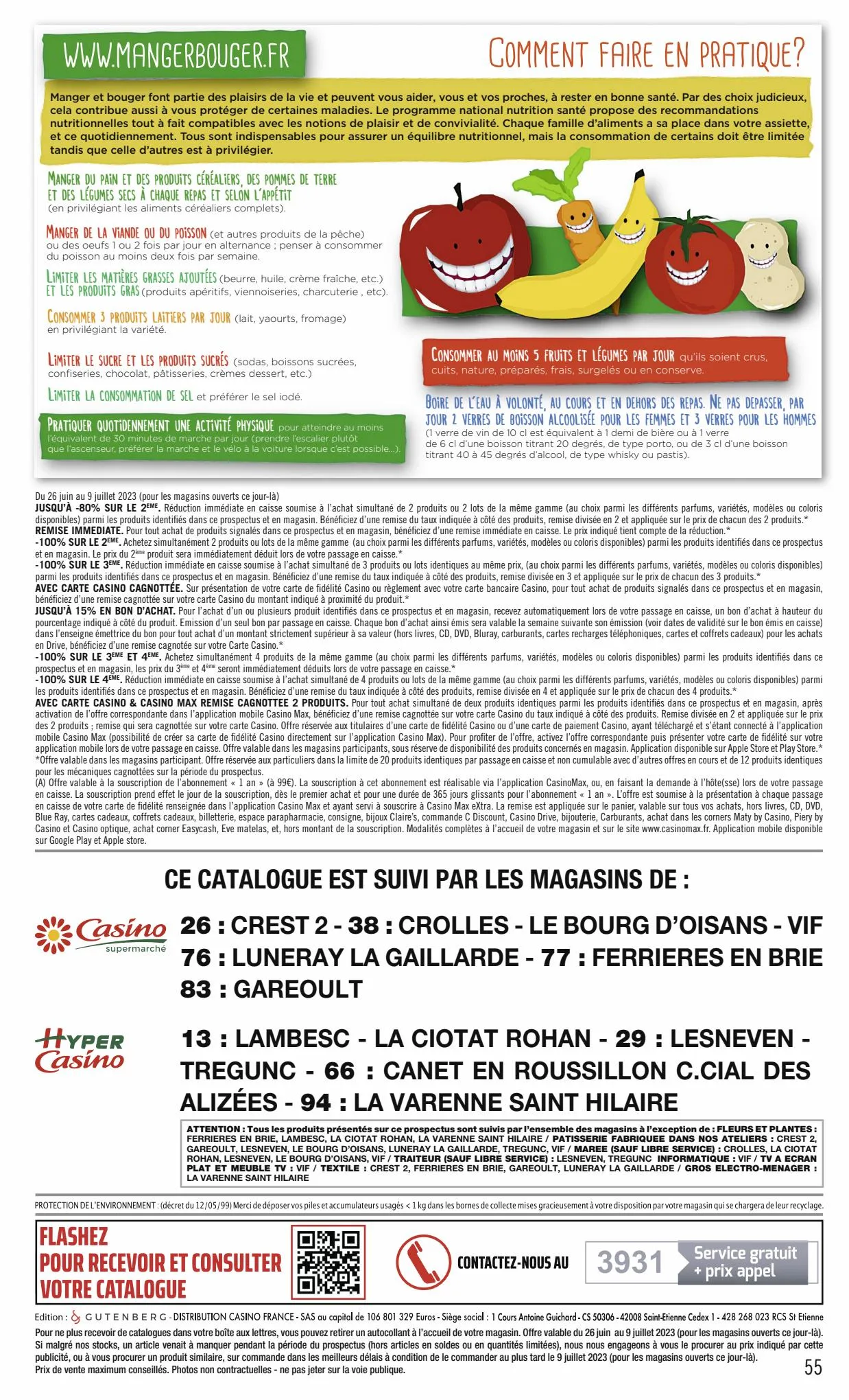 Catalogue Catalogue Casino Supermarchés, page 00055