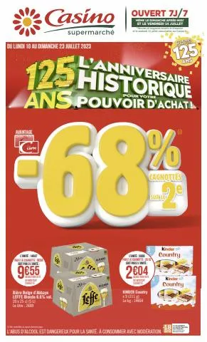 L'ANNIVERSARIE HISTORIQUE POUR VOTRE POUVOIR D'ACHAT !