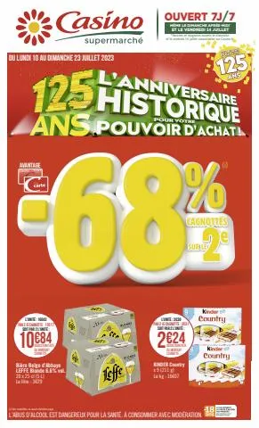 L'ANNIVERSARIE HISTORIQUE POUR VOTRE POUVOIR D'ACHAT !