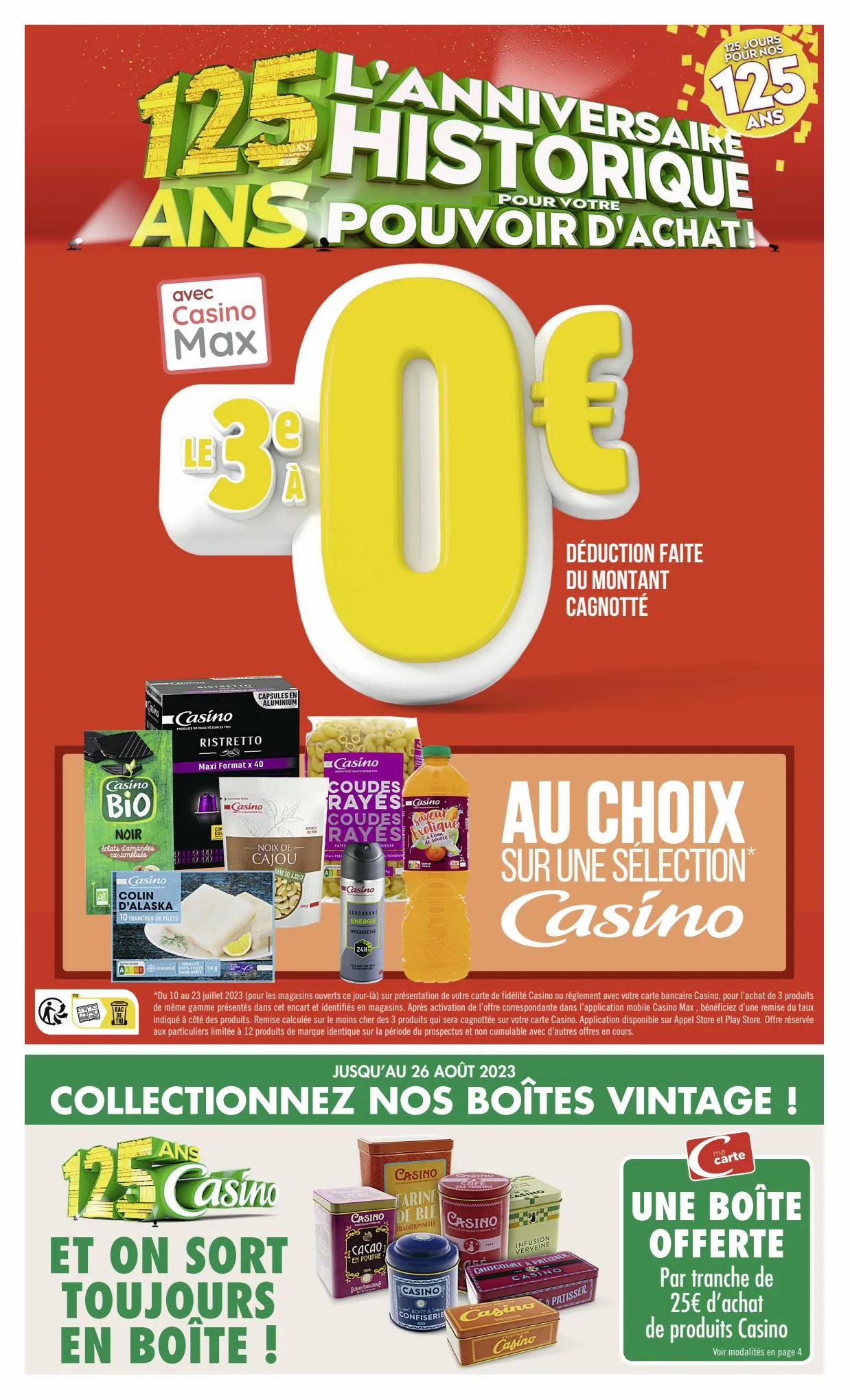 Catalogue L'ANNIVERSARIE HISTORIQUE POUR VOTRE POUVOIR D'ACHAT !, page 00016