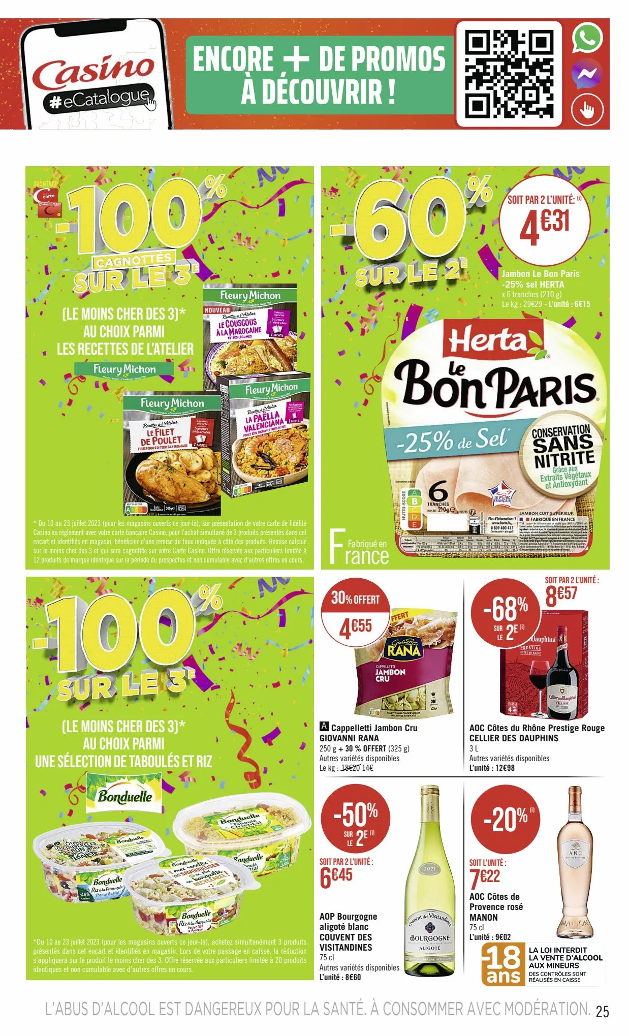 Catalogue L'ANNIVERSARIE HISTORIQUE POUR VOTRE POUVOIR D'ACHAT !, page 00025