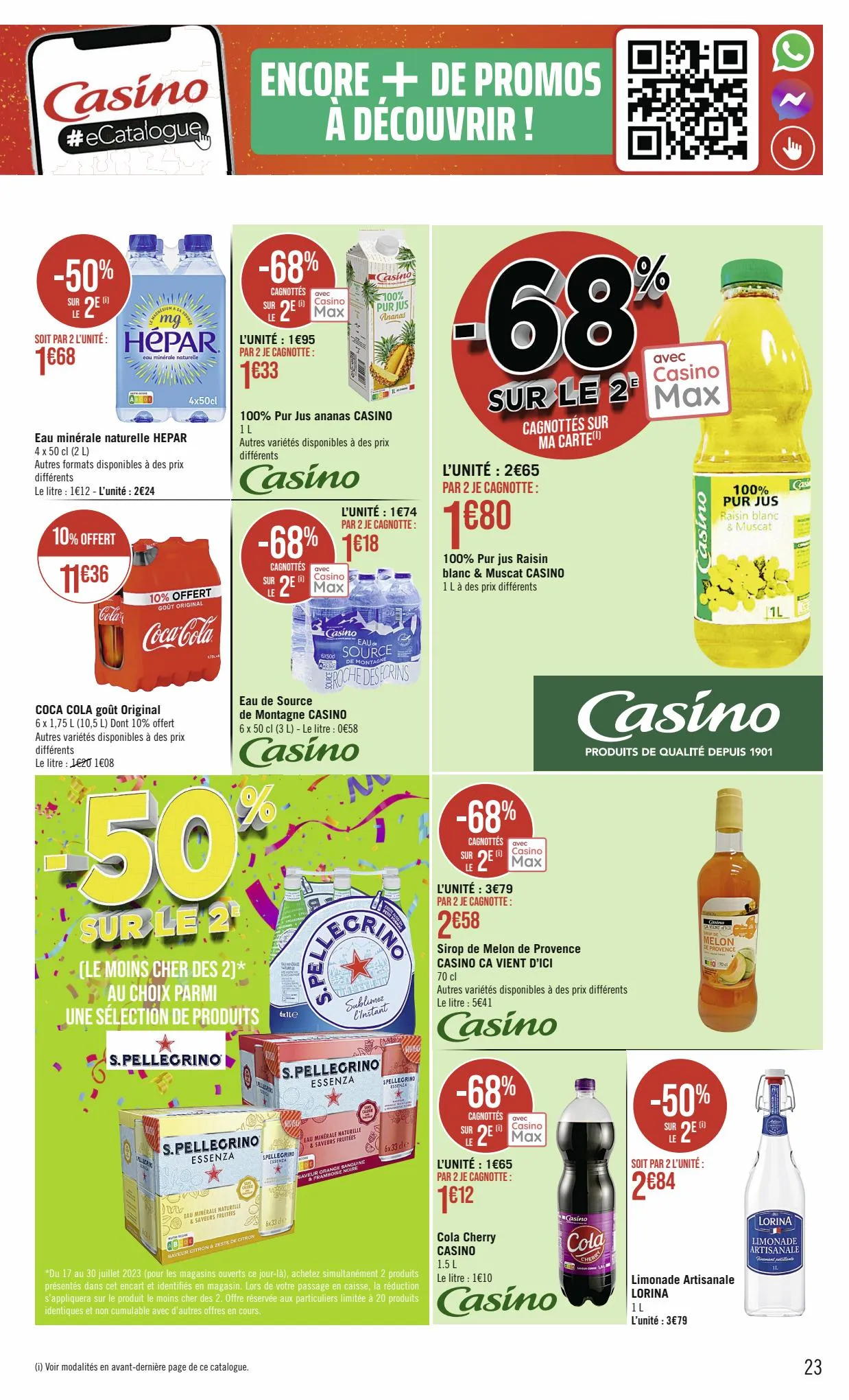 Catalogue Catalogue Casino Supermarchés, page 00023