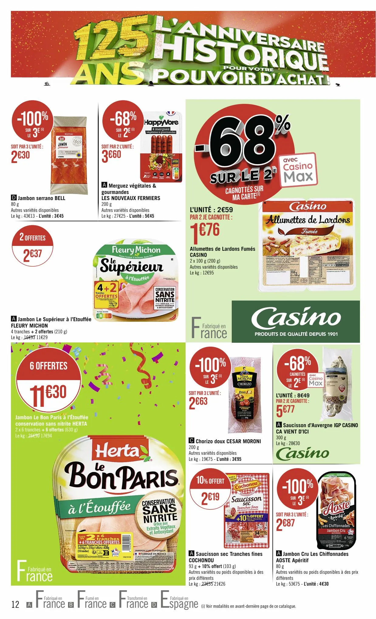 Catalogue Catalogue Casino Supermarchés, page 00012