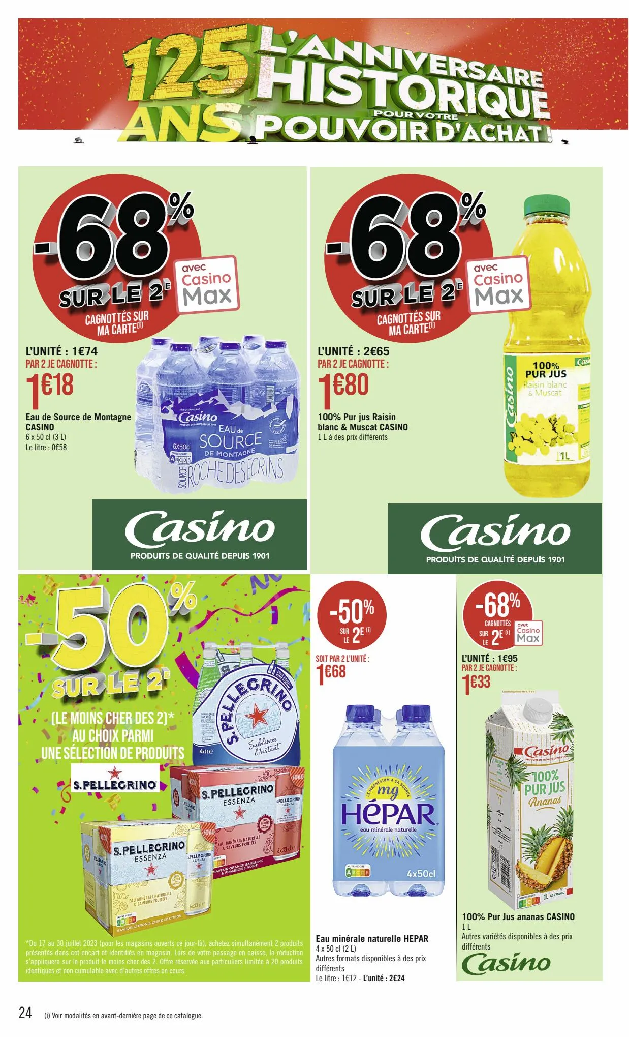 Catalogue Catalogue Casino Supermarchés, page 00024