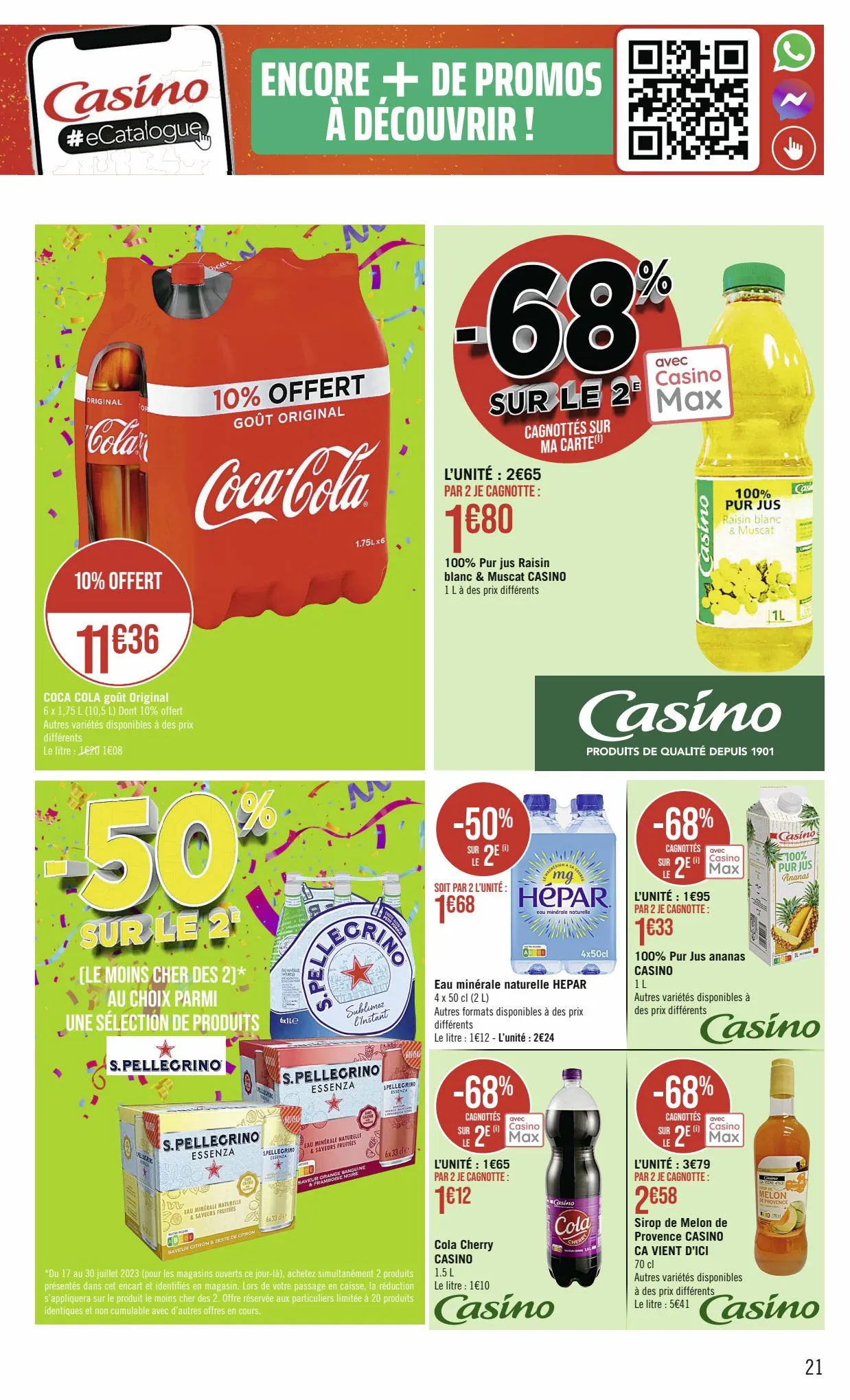 Catalogue Catalogue Casino Supermarchés, page 00021