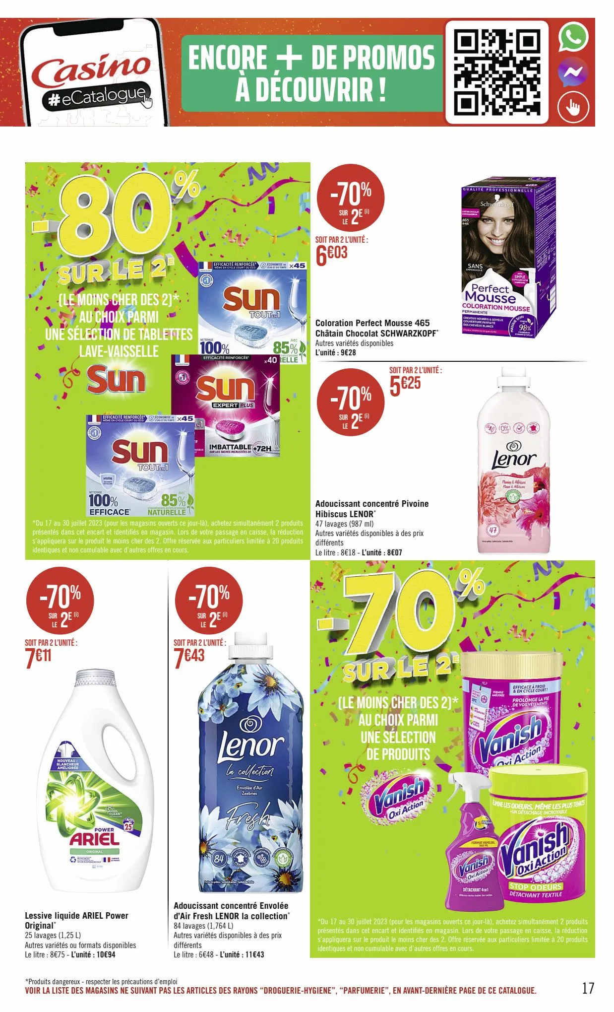 Catalogue Catalogue Casino Supermarchés, page 00017