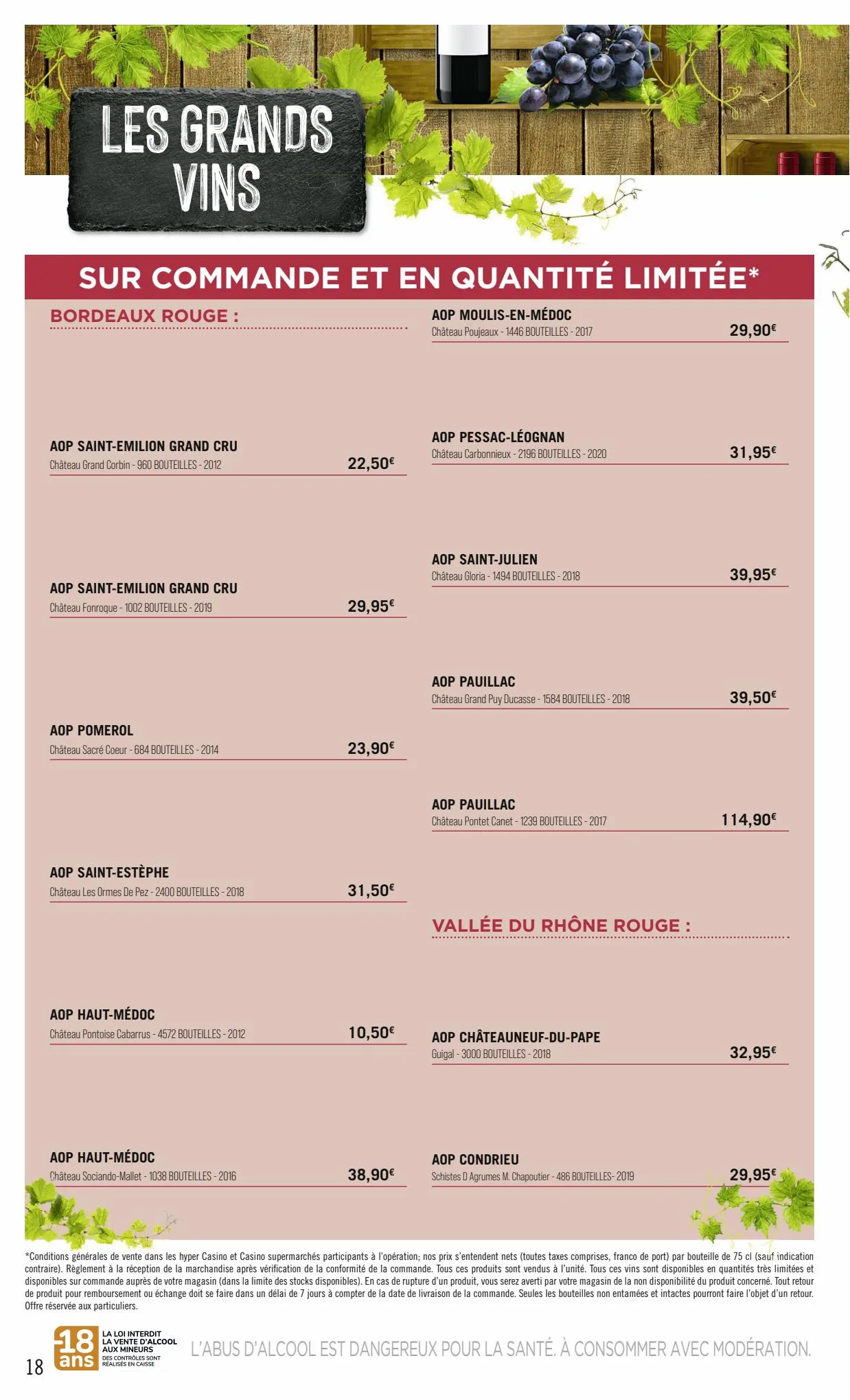 Catalogue FOIRE AUX VINS, page 00018