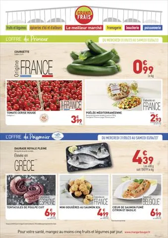 Catalogue Grand Frais à Décines-Charpieu | Catalogue GrandFrais | 30/05/2023 - 10/06/2023