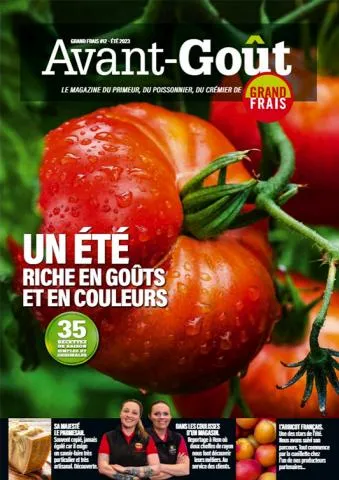 Magazine Avant-Goût - Un été riche en goûts et en couleurs