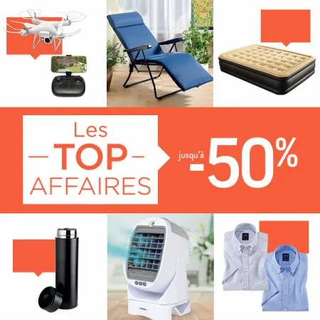 LES TOP AFFAIRS -50%