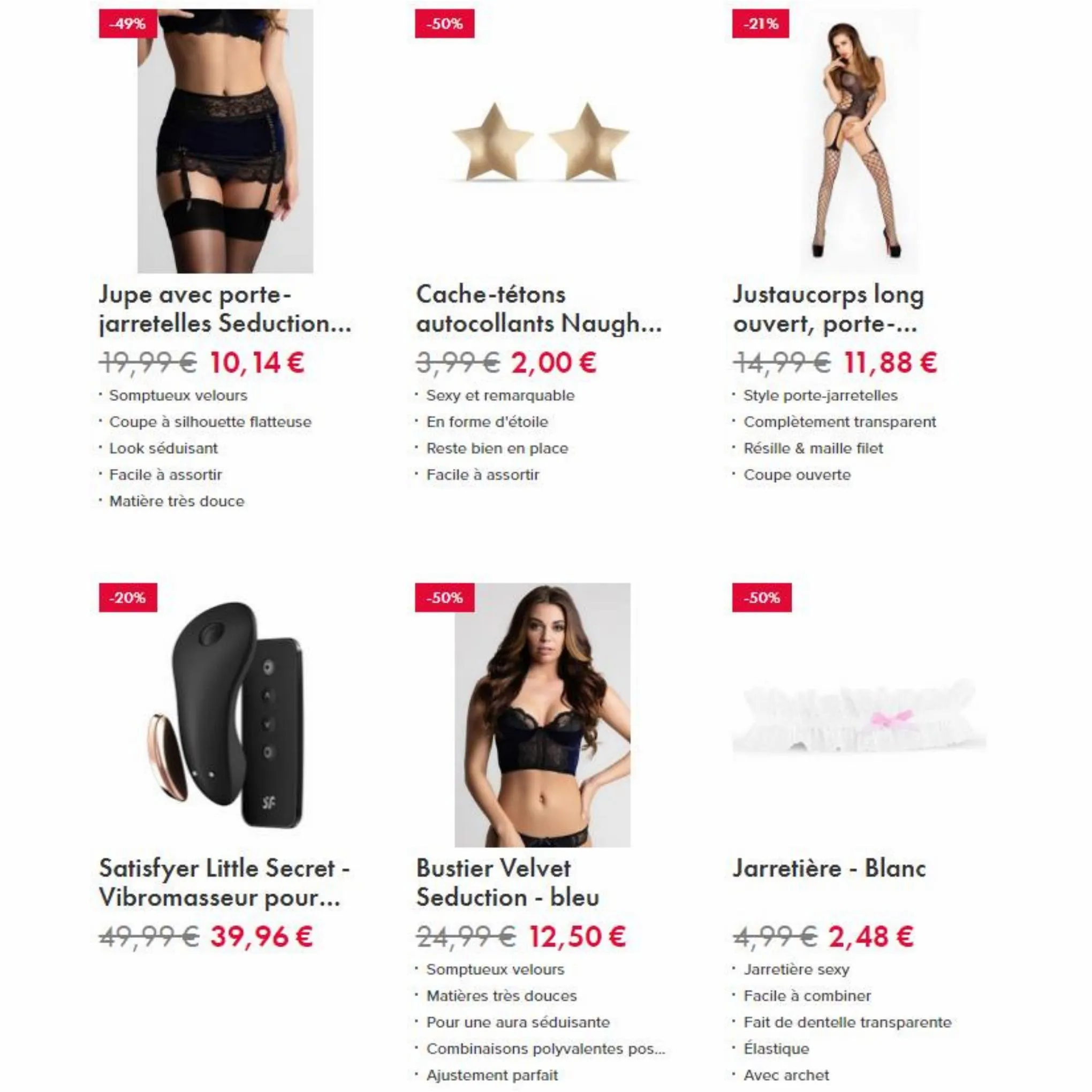 Catalogue Offre spéciale Lingerie & Vêtements Sexy, page 00006