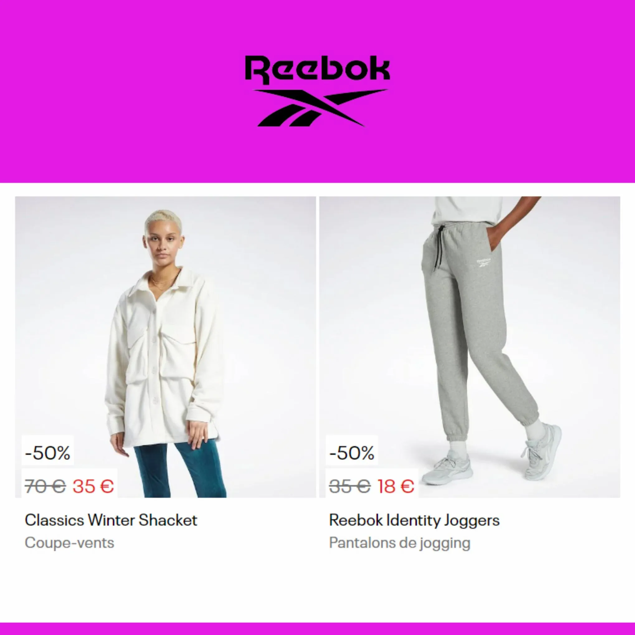 Catalogue Reebok Outlet, page 00003