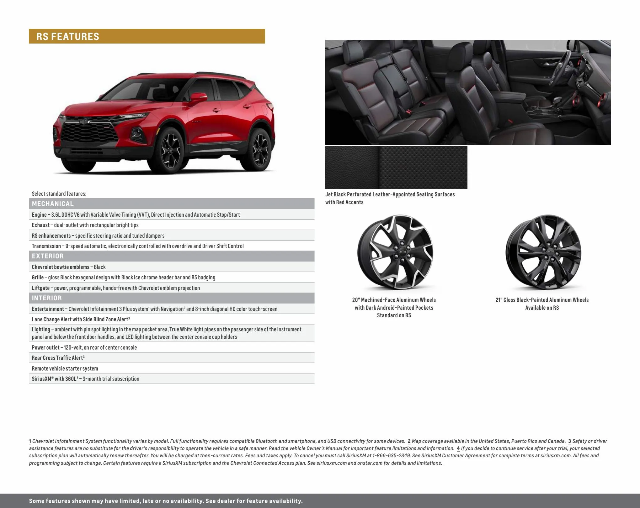 Catalogue Chevrolet Blazer 2022, page 00012