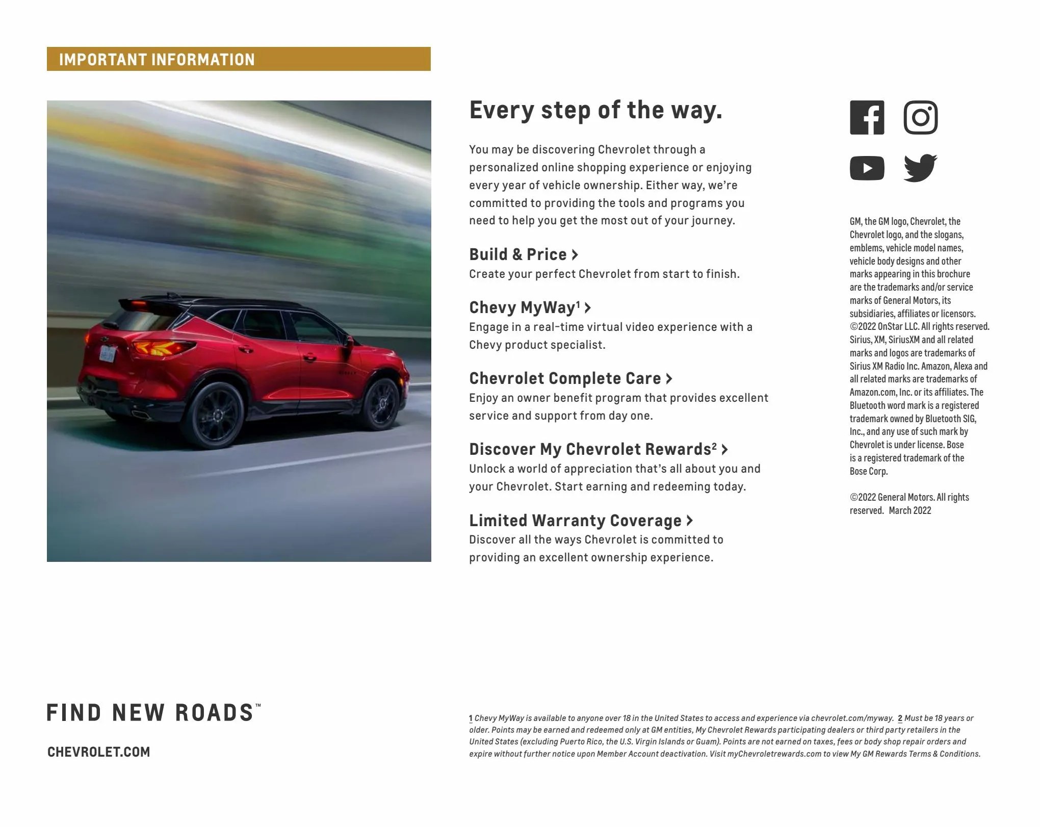 Catalogue Chevrolet Blazer 2022, page 00022