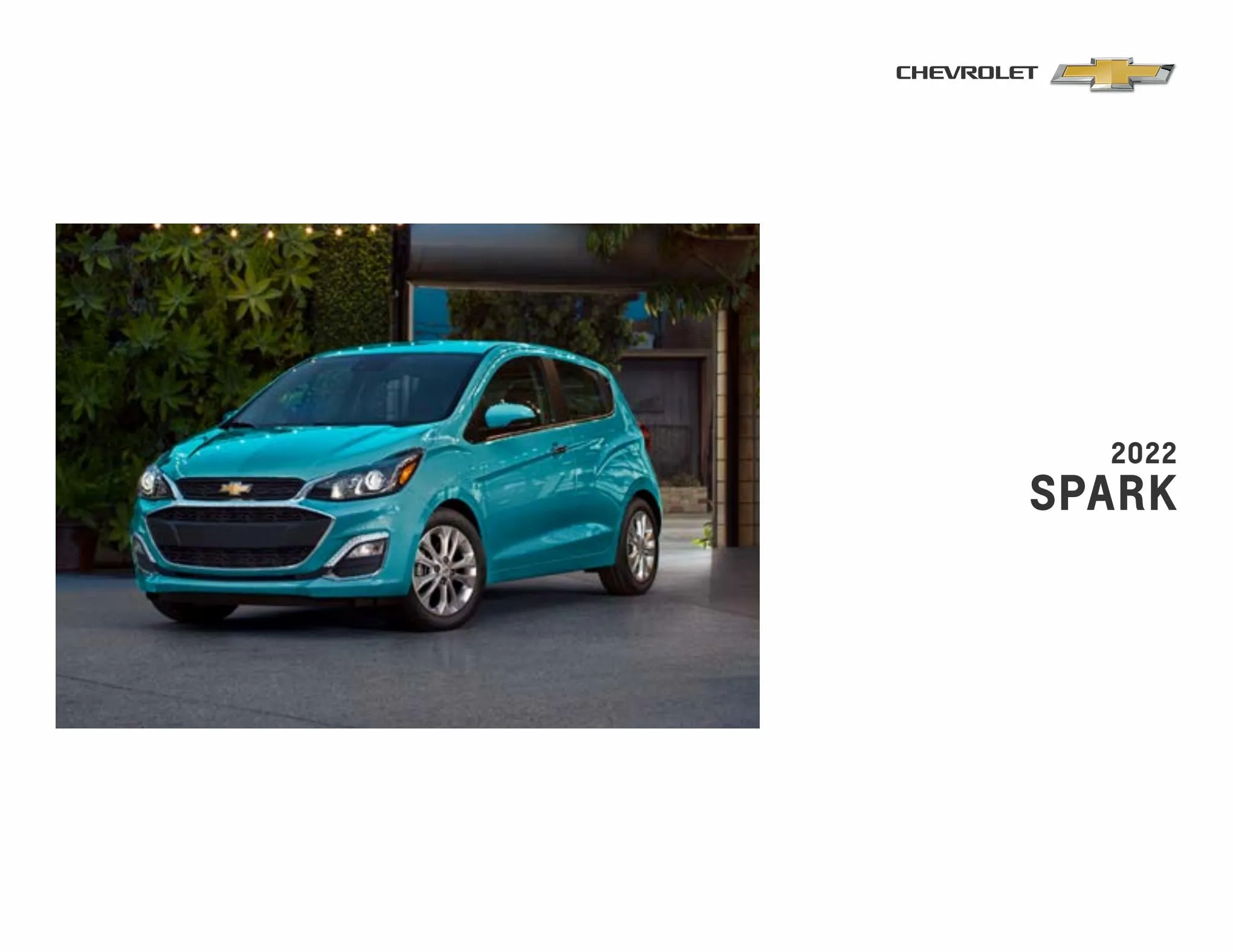 Catalogue Chevrolet Spark 2022, page 00001