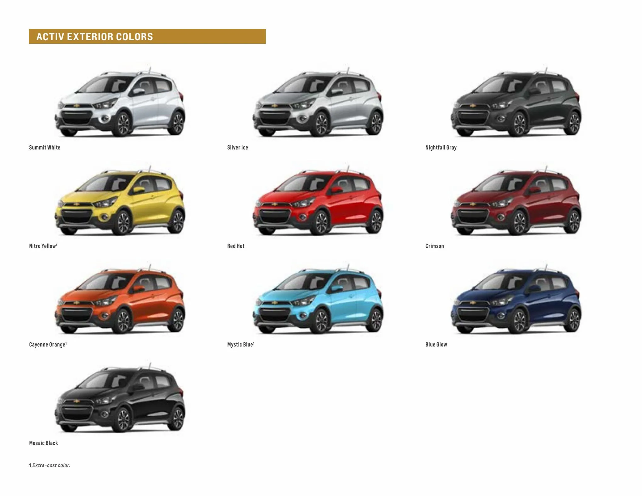 Catalogue Chevrolet Spark 2022, page 00009