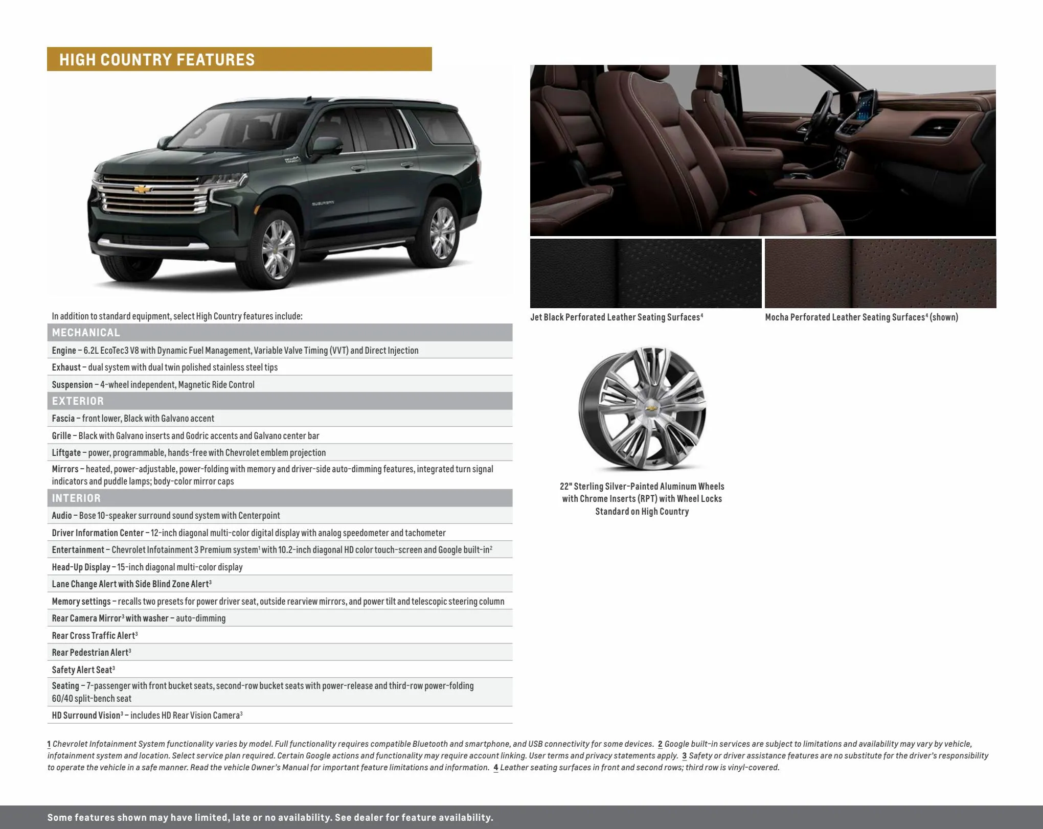 Catalogue Chevrolet Suburban 2022, page 00019