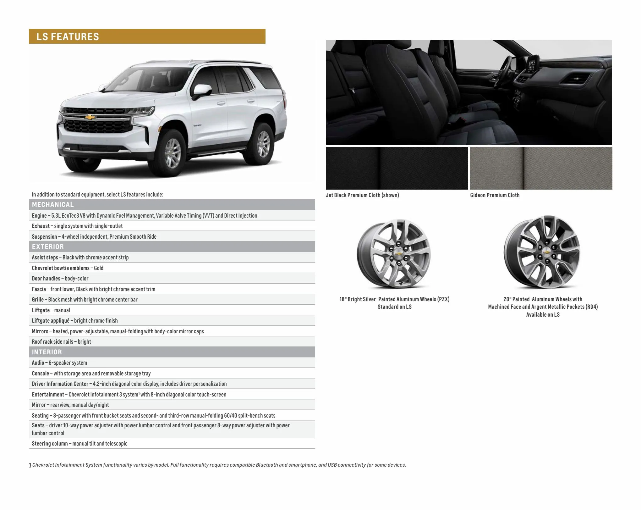 Catalogue Chevrolet Tahoe 2022, page 00009