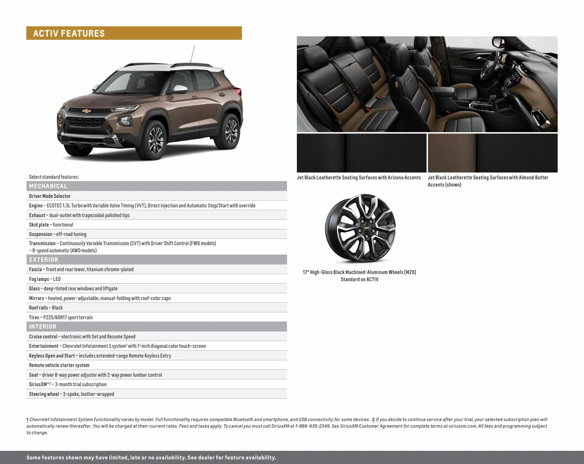 Catalogue Chevrolet Trailblazer 2022, page 00010