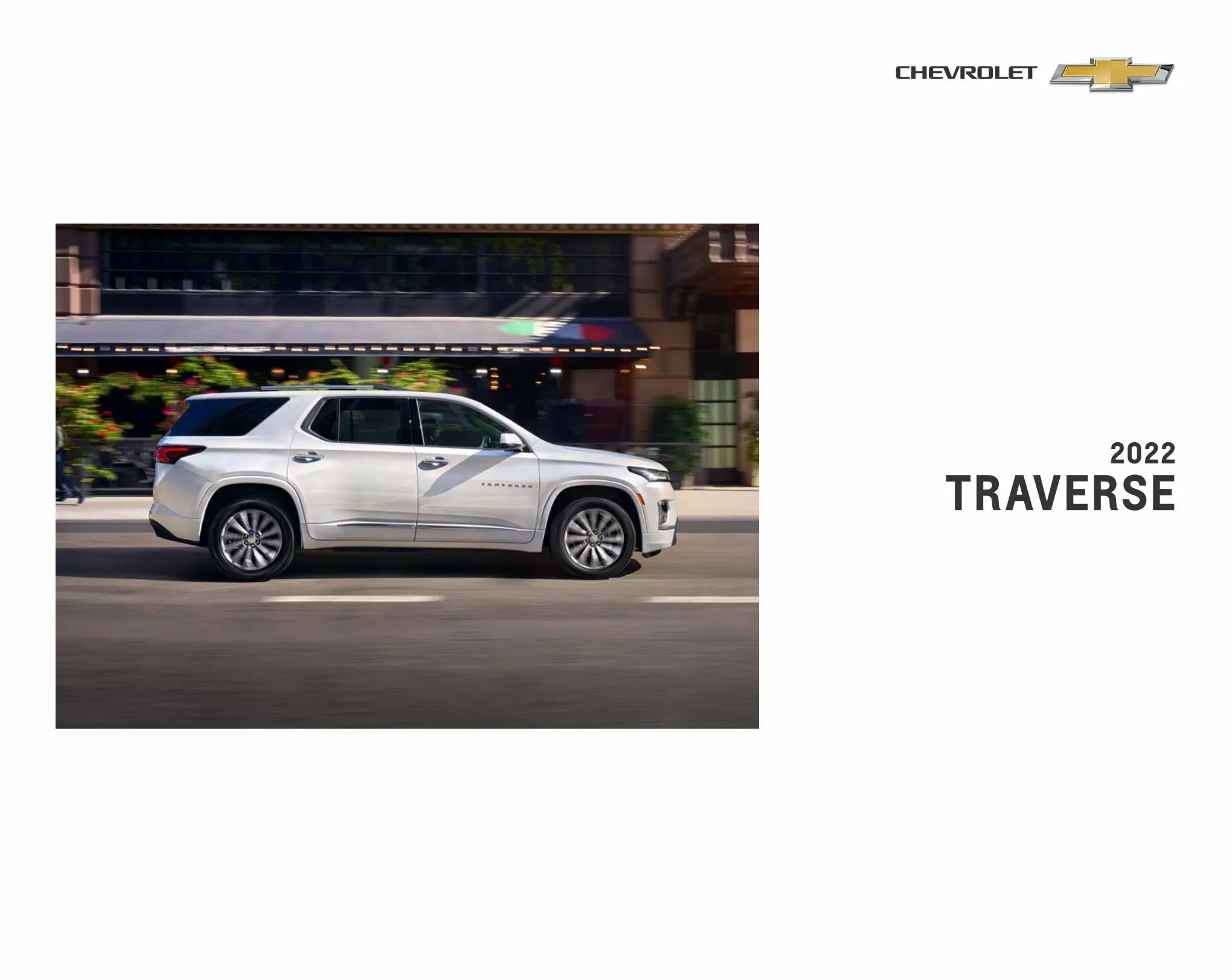 Catalogue Chevrolet Traverse 2022, page 00001