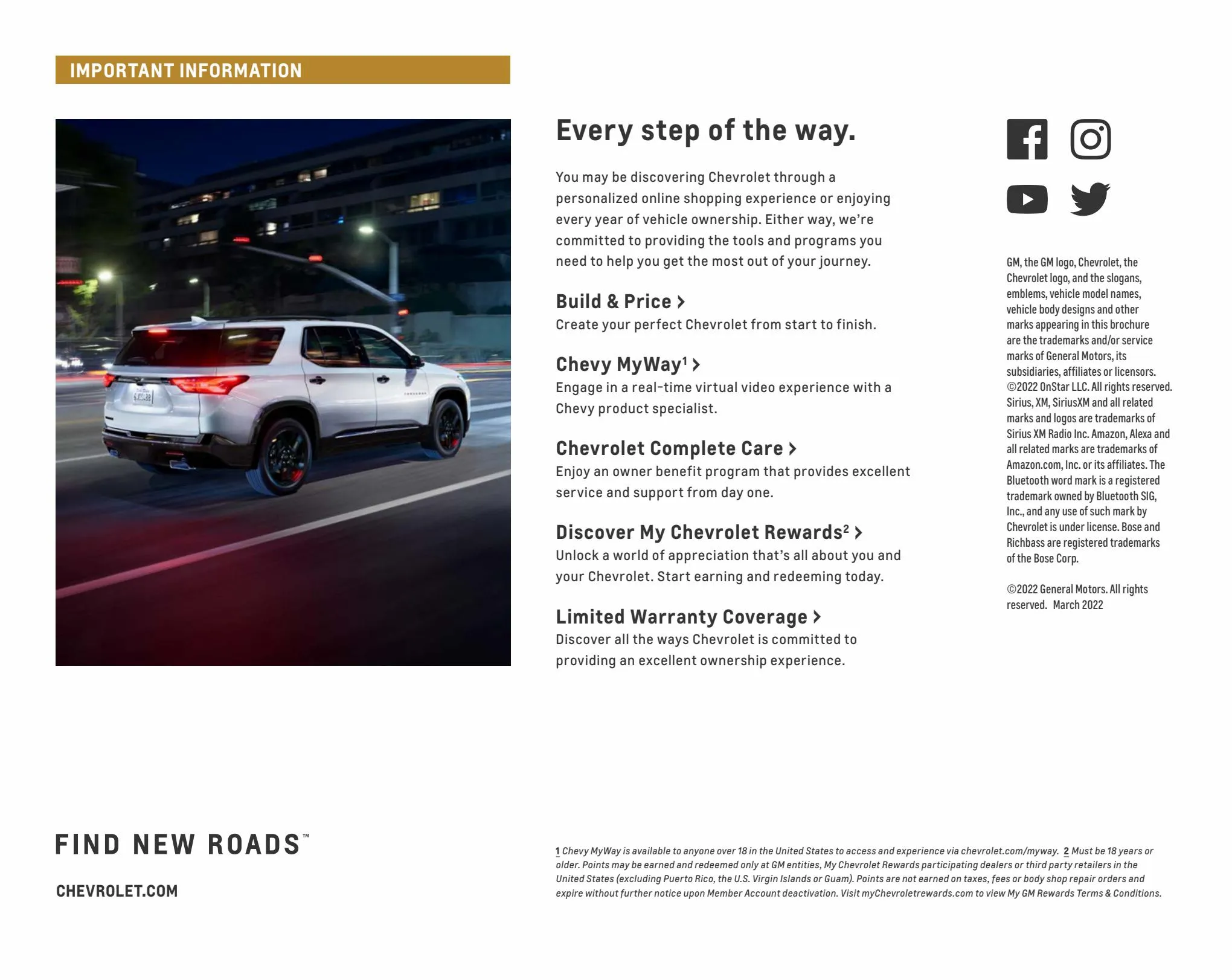 Catalogue Chevrolet Traverse 2022, page 00025