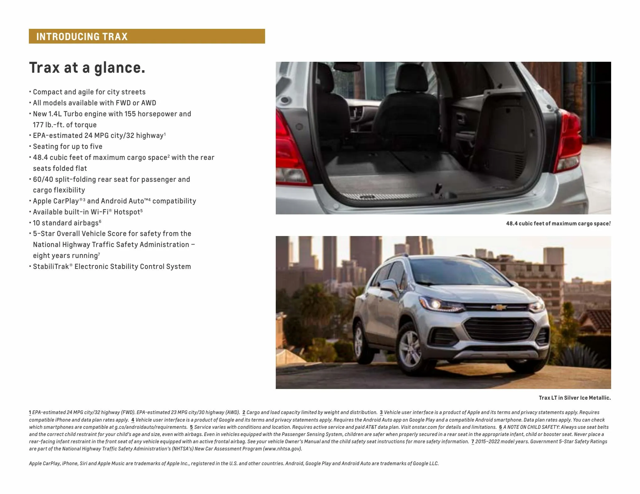 Catalogue Chevrolet Trax 2022, page 00003