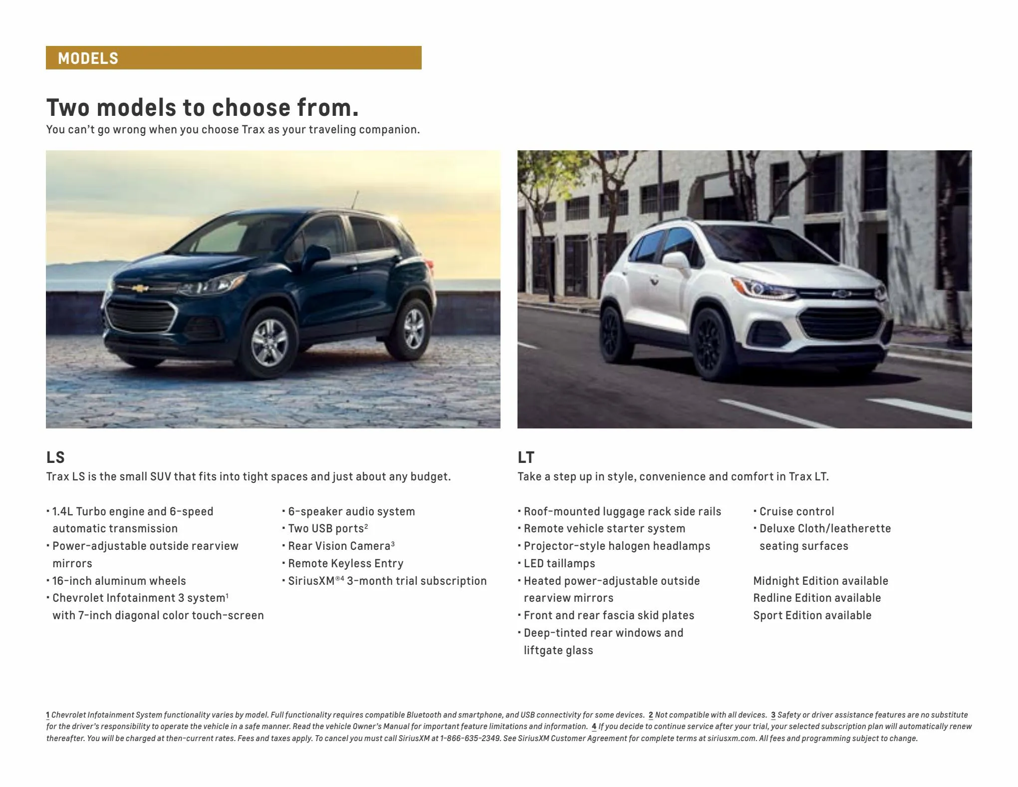Catalogue Chevrolet Trax 2022, page 00004
