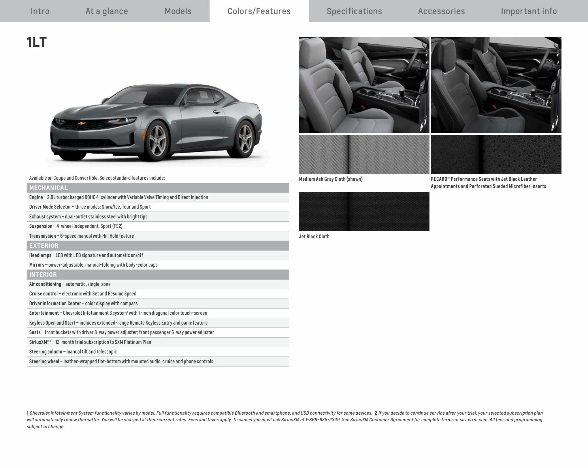 Catalogue 2023 Chevrolet Camaro , page 00009