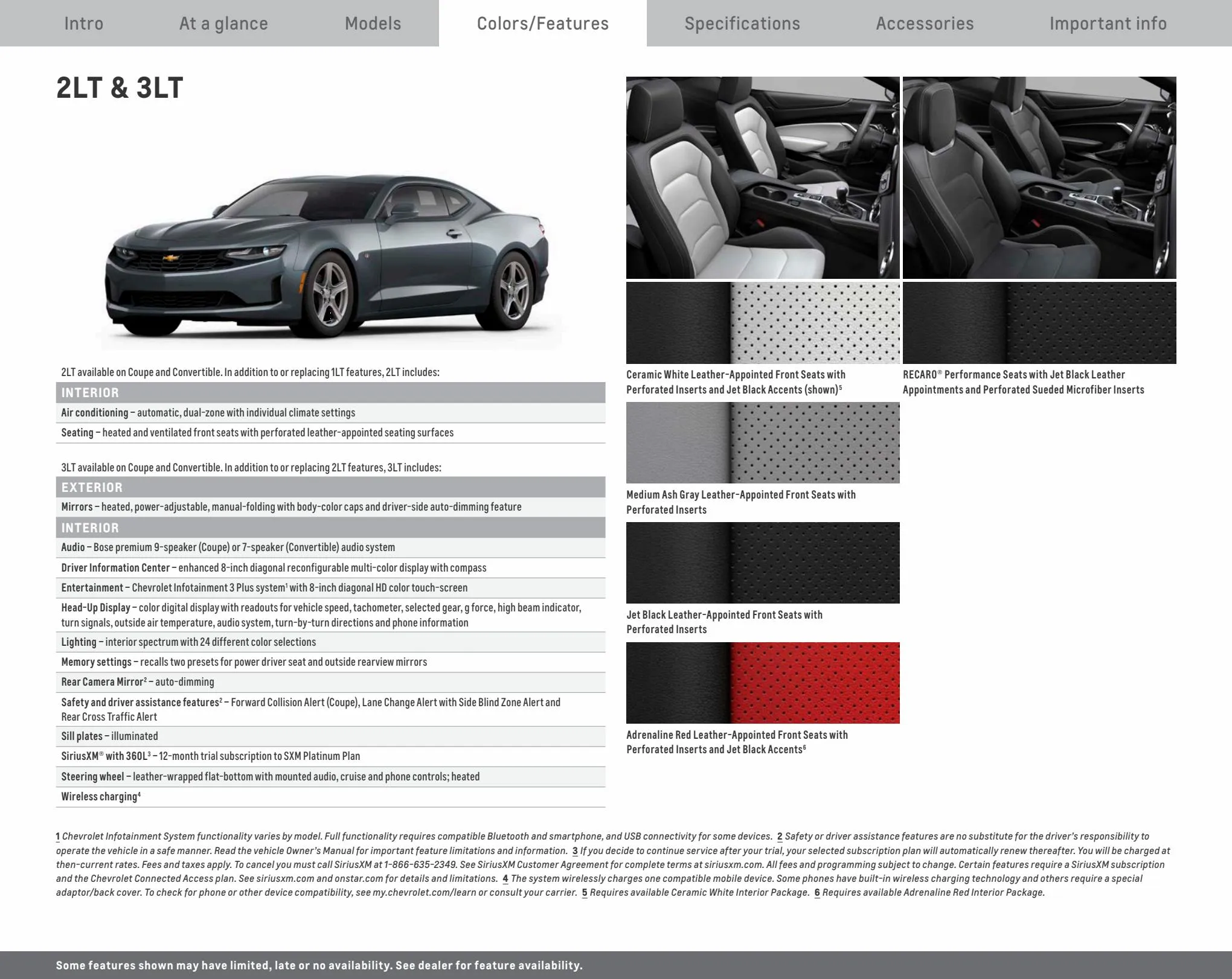 Catalogue 2023 Chevrolet Camaro , page 00010