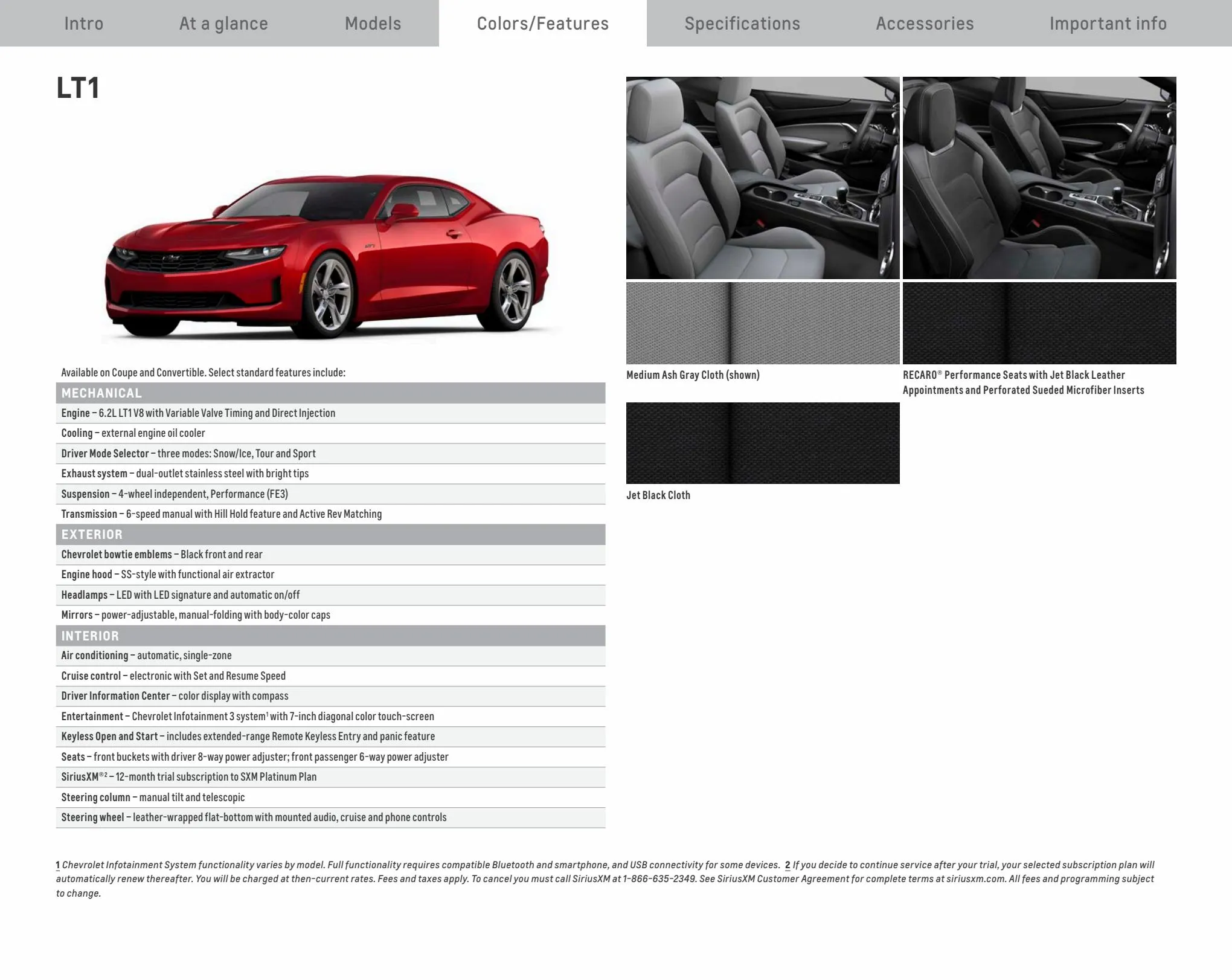 Catalogue 2023 Chevrolet Camaro , page 00013