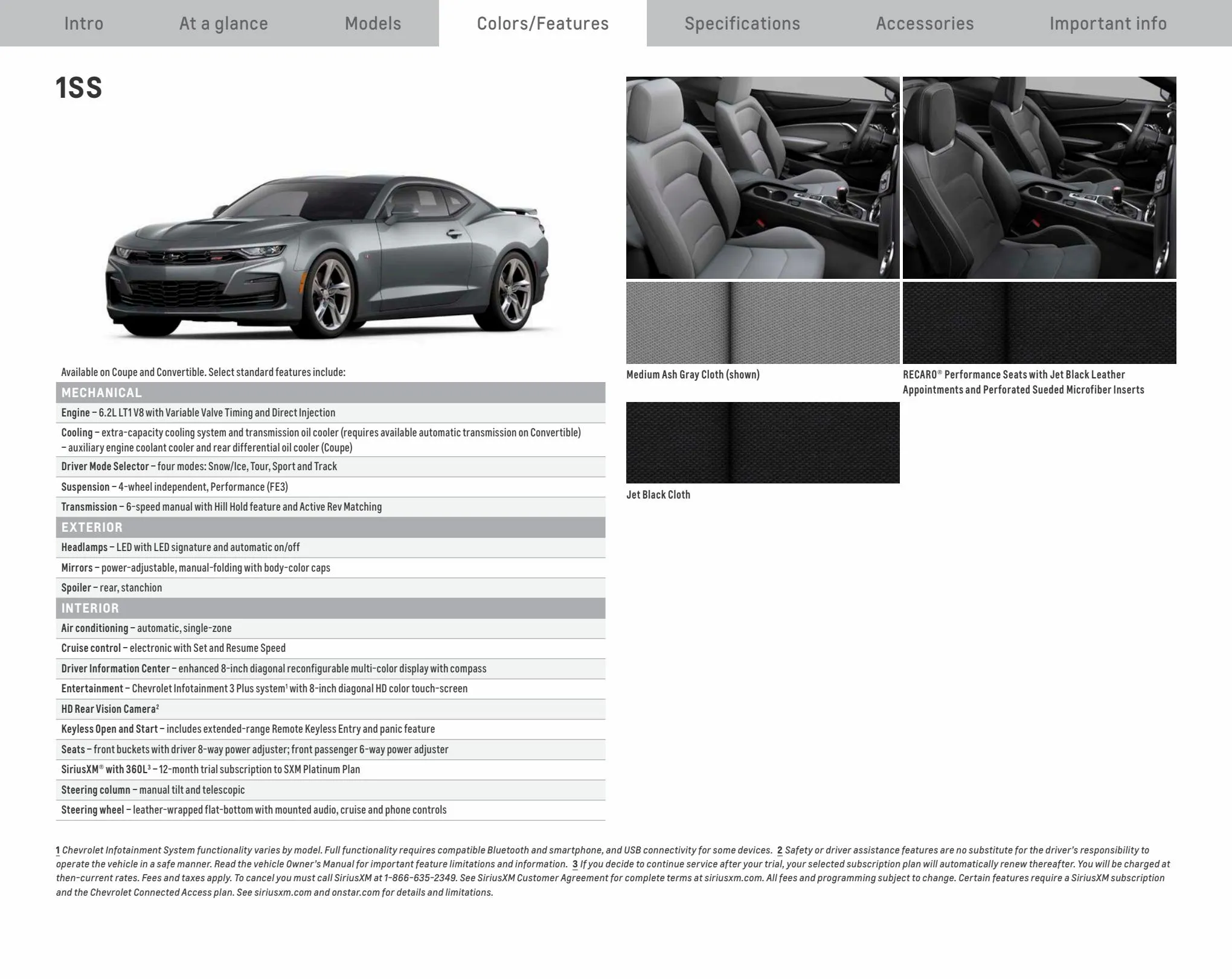 Catalogue 2023 Chevrolet Camaro , page 00016