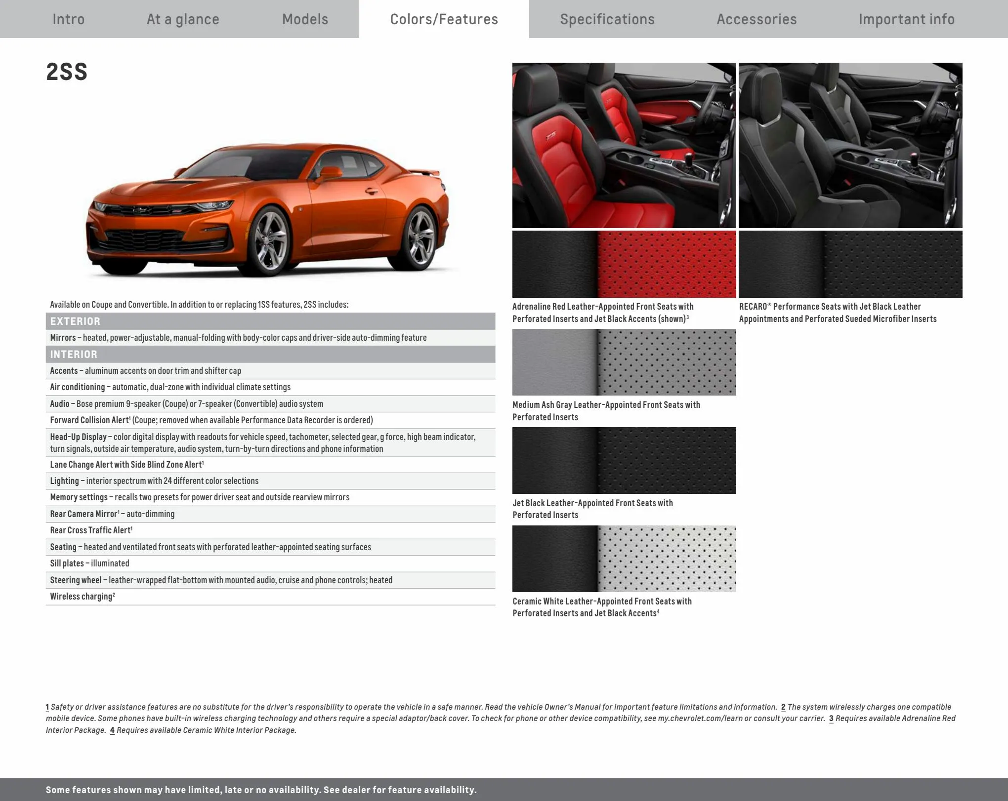 Catalogue 2023 Chevrolet Camaro , page 00017