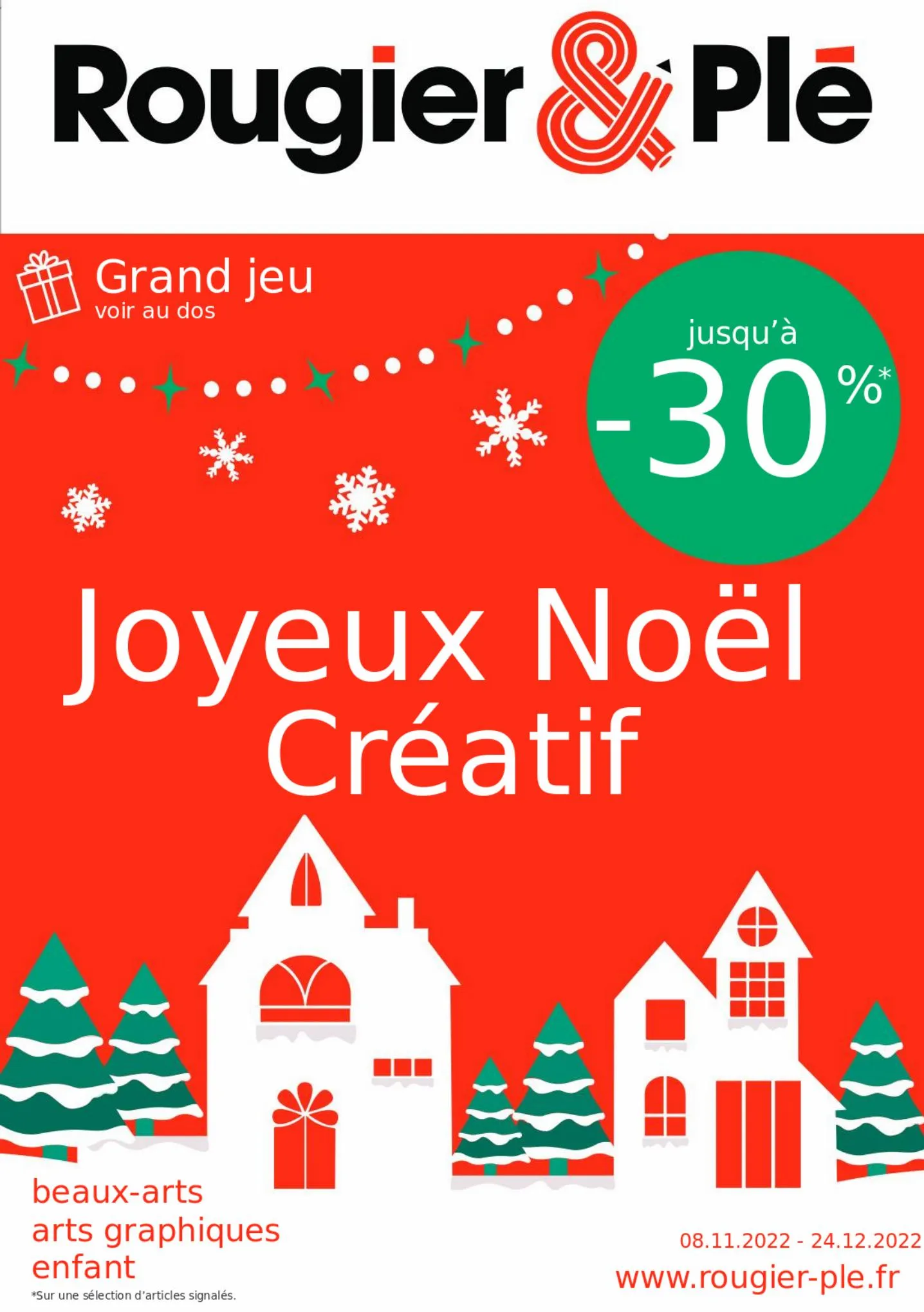 Catalogue Joyeux Noël Créatif -30%!, page 00001