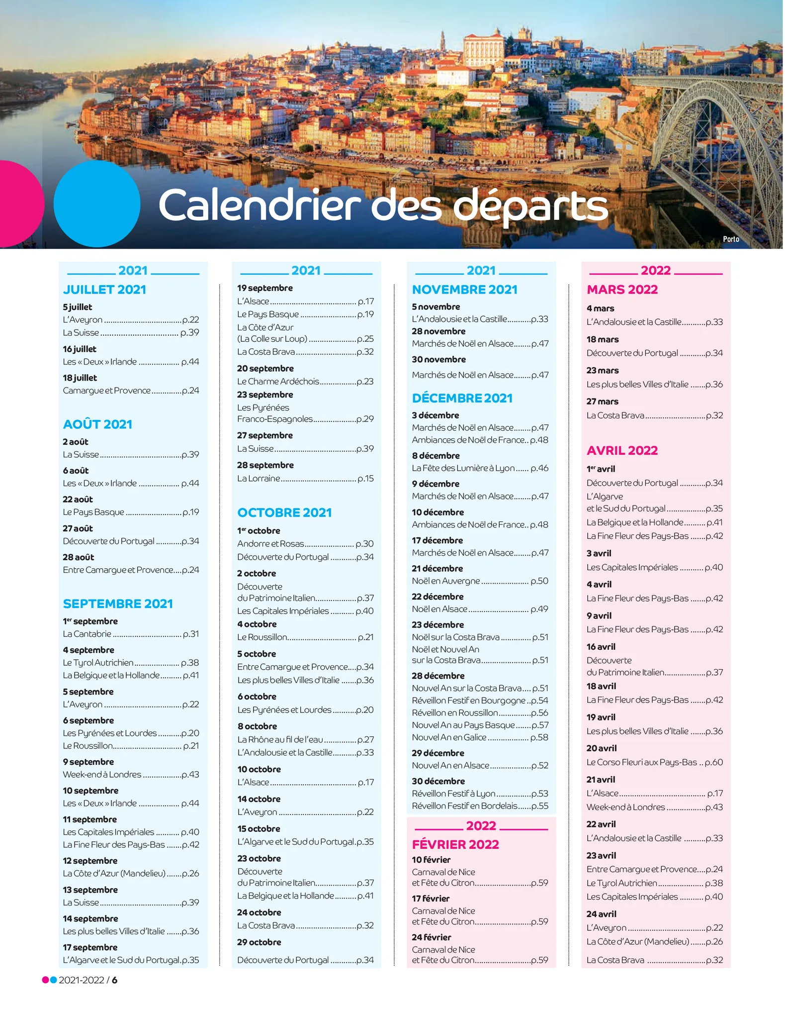 Catalogue Voyages en autocar, page 00006