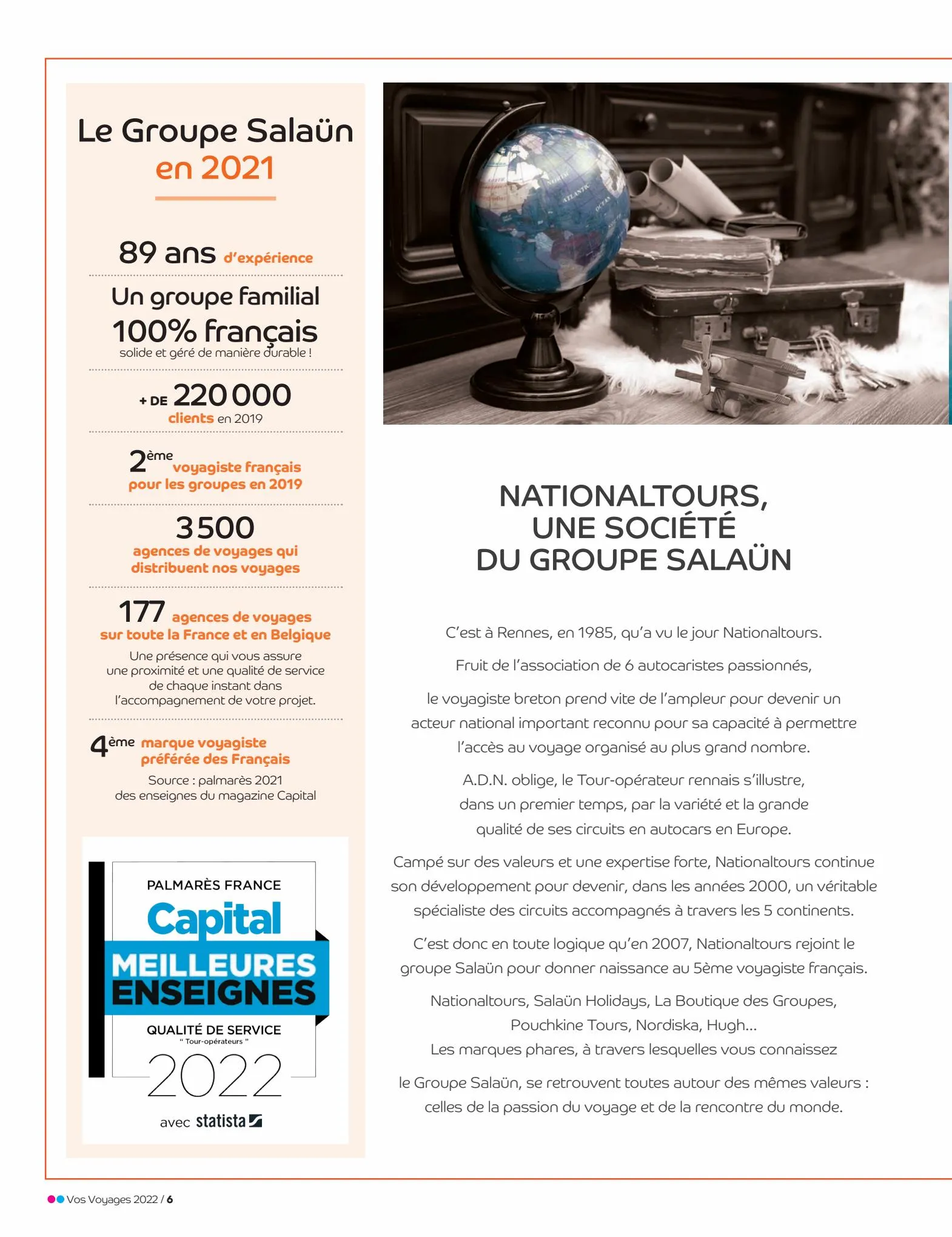 Catalogue Vos voyages 2022, page 00006