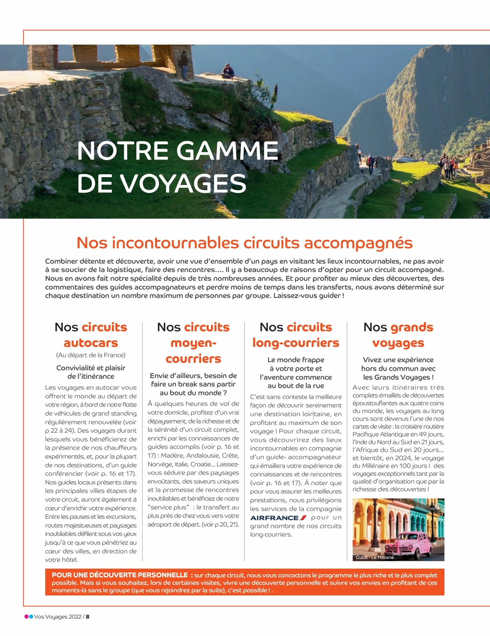 Catalogue Vos voyages 2022, page 00008