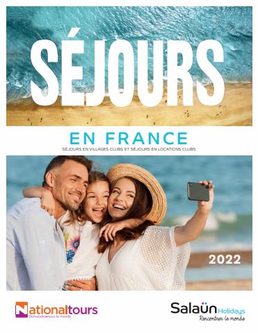 Catalogue National Tours | Séjours en France 2022 | 03/06/2022 - 31/08/2022