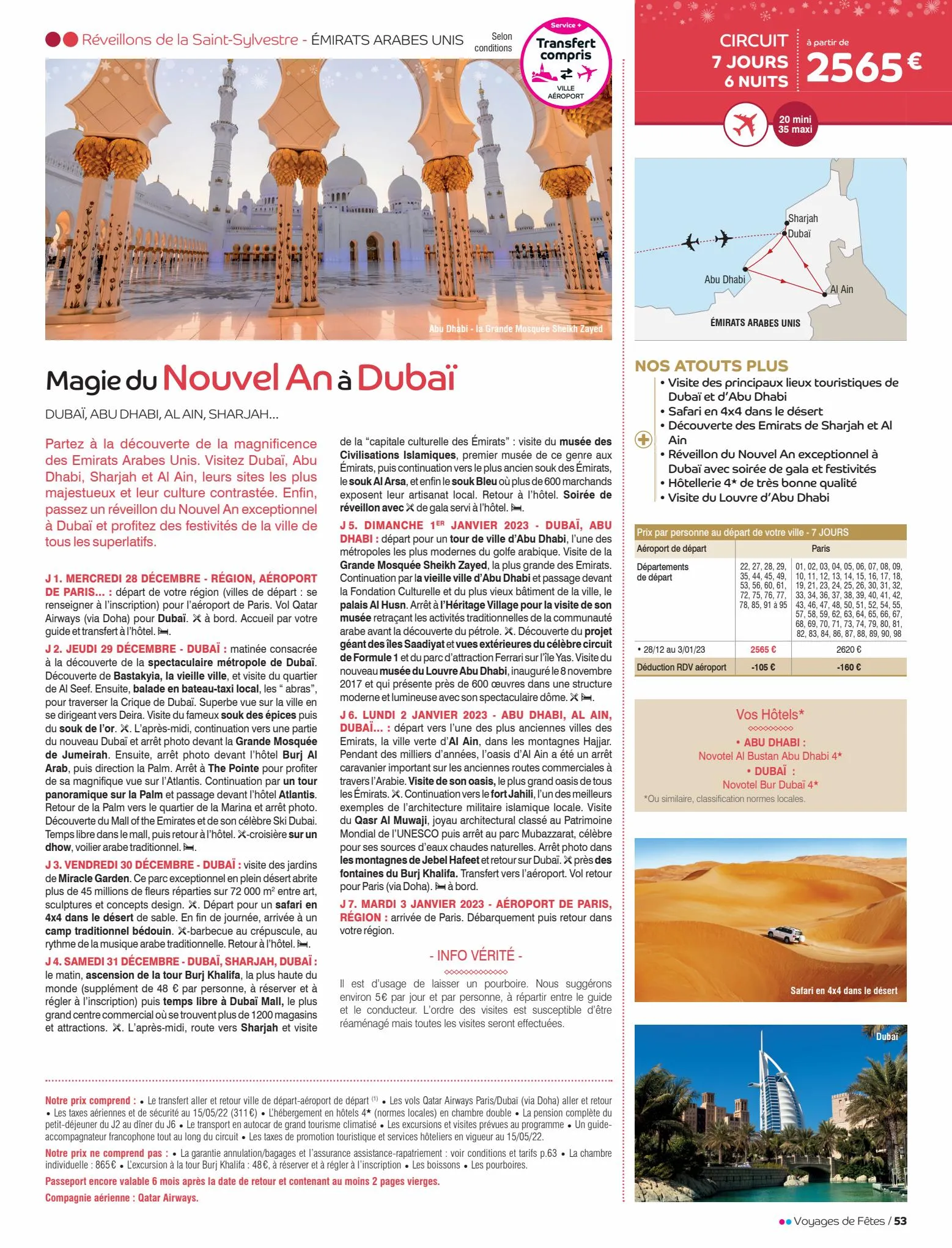 Catalogue Voyages de fêtes 2022-2023, page 00053
