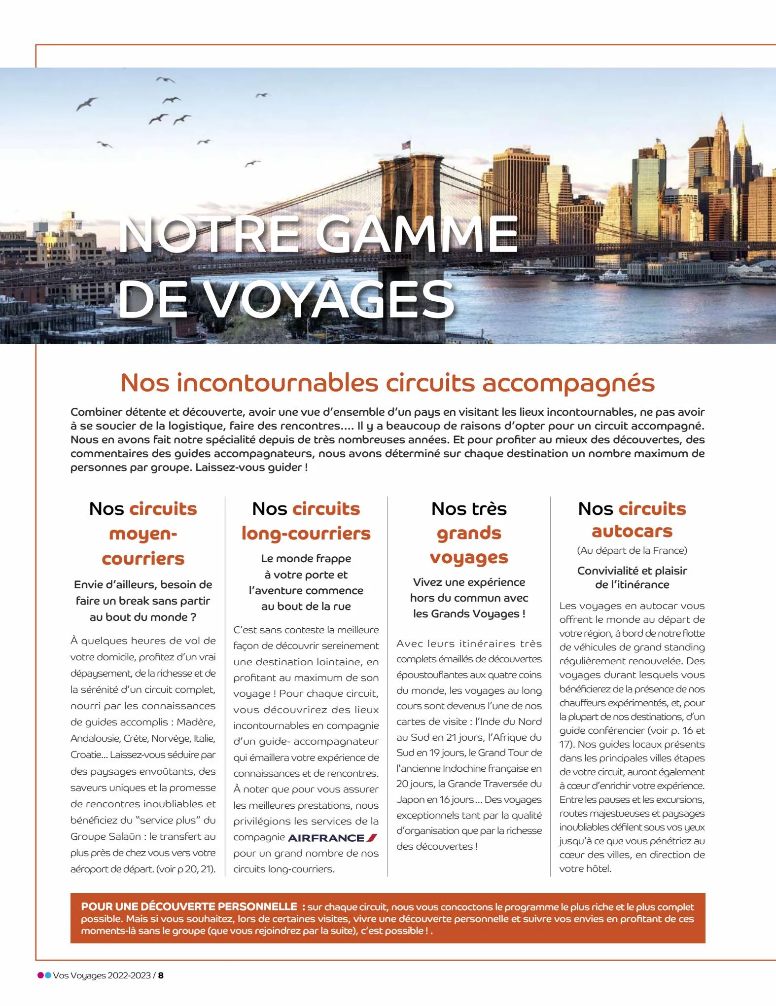 Catalogue Vos Voyages 2022-2023, page 00008