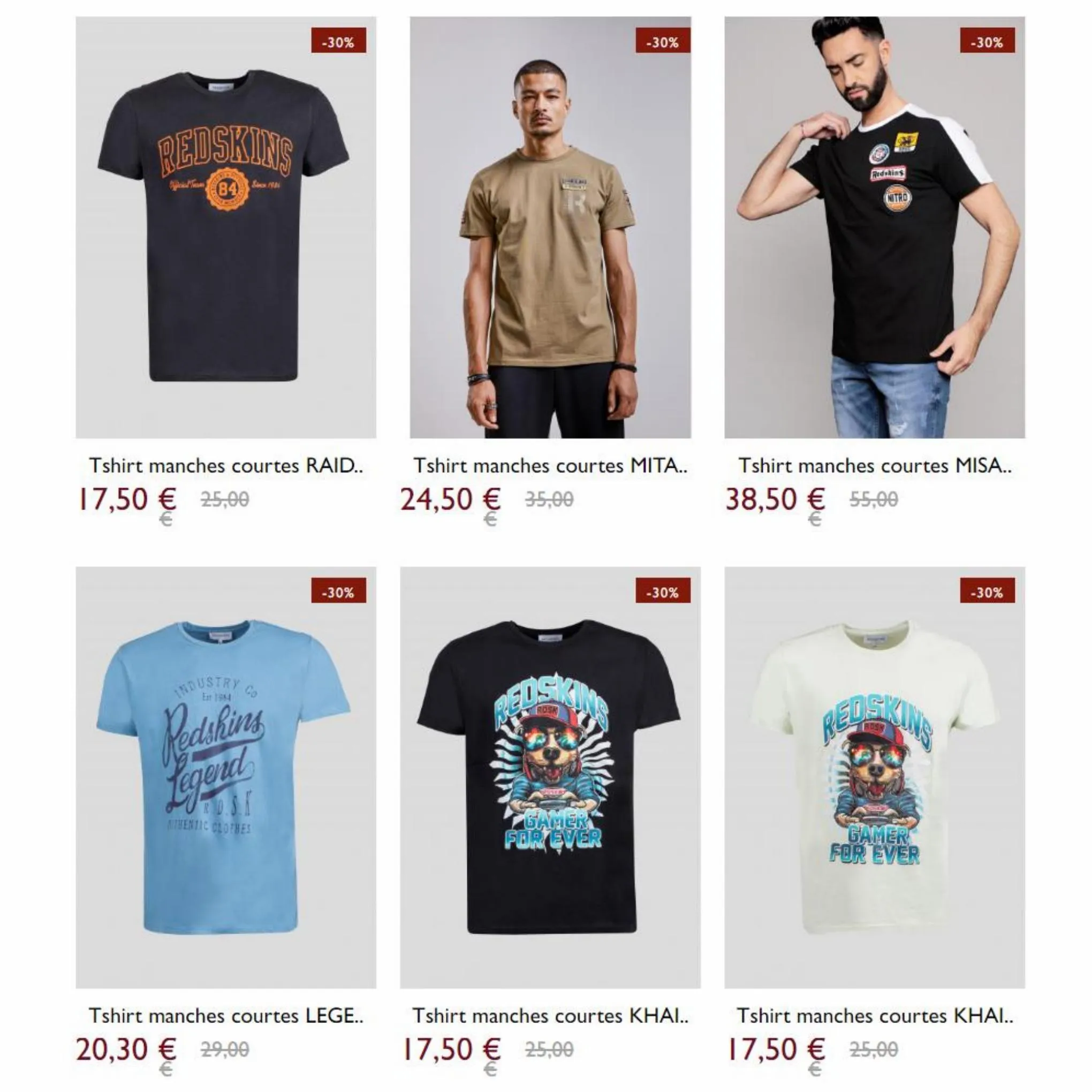 Catalogue T-SHIRTS EN SOLDES, page 00004